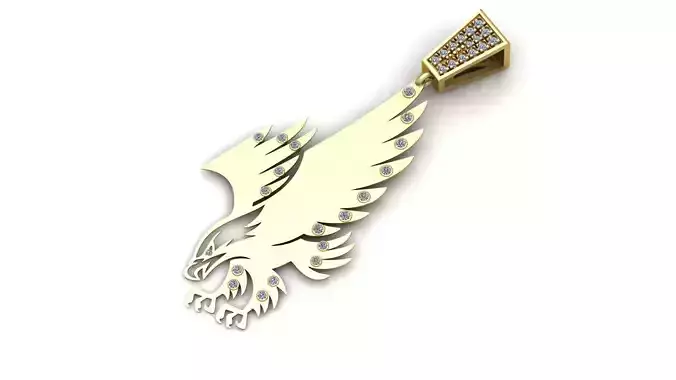  eagle-themed pendant design