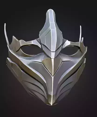LoL Shen Costume Full Face Mask - League of Legends Mask 3D print model