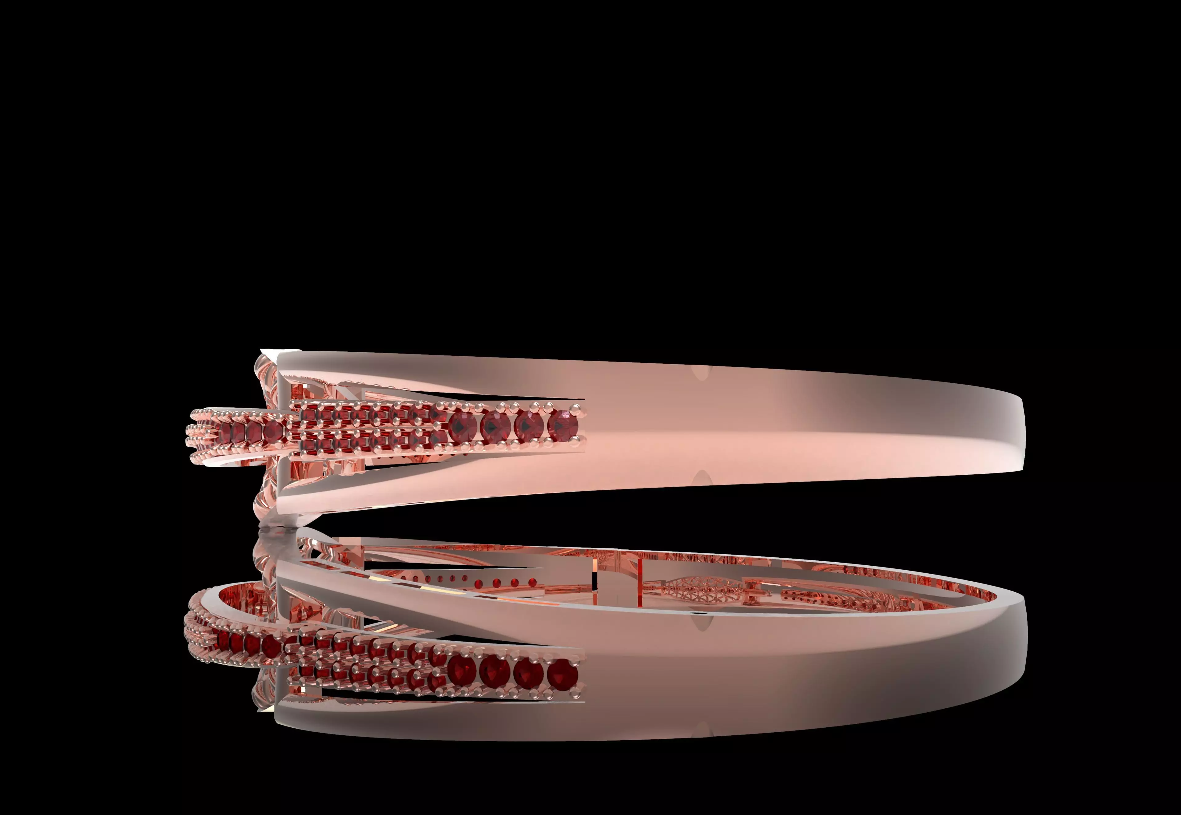 Art Deco Bracelet 01 3D print model_26