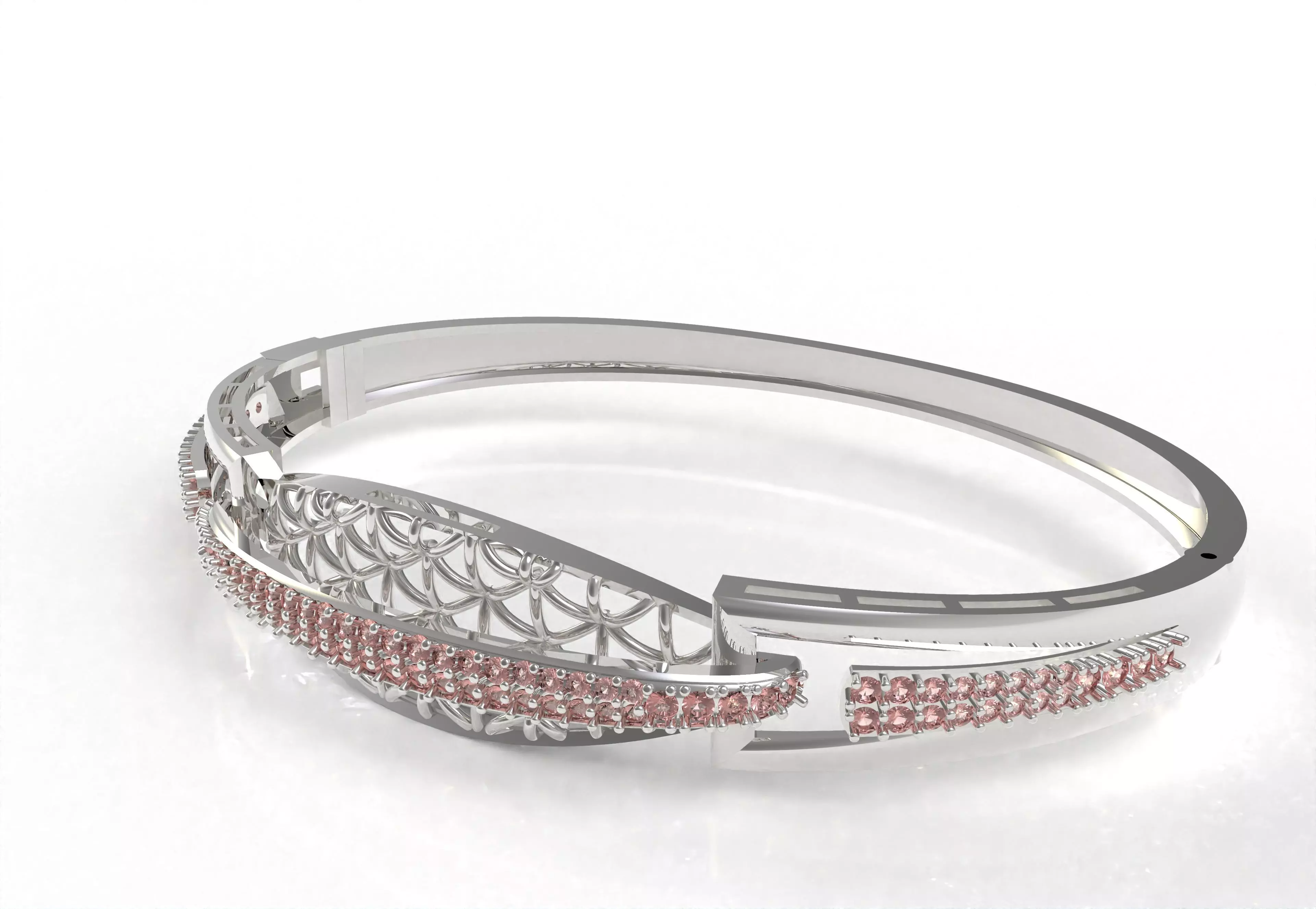 Art Deco Bracelet 01 3D print model_18