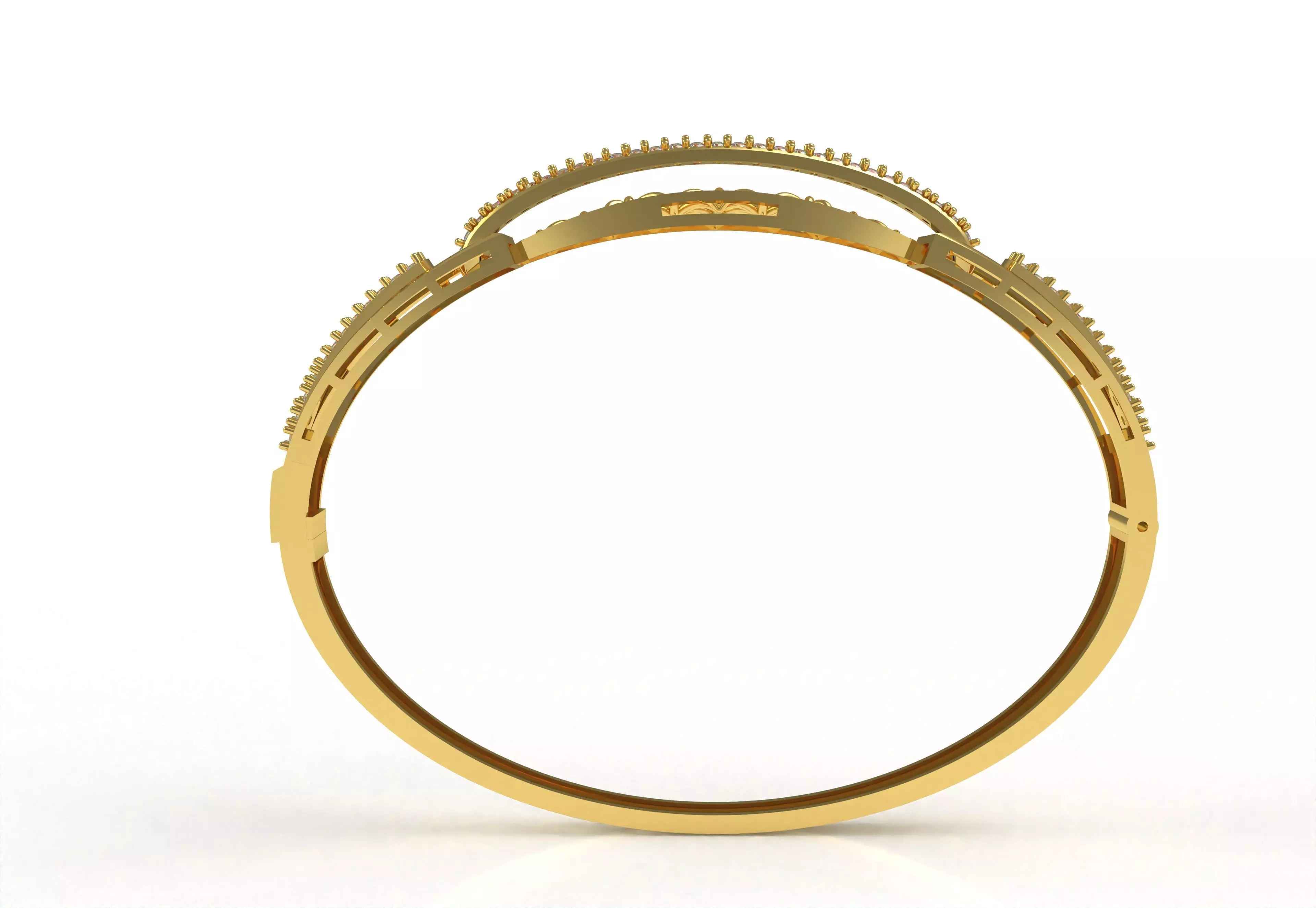 Art Deco Bracelet 01 3D print model_51