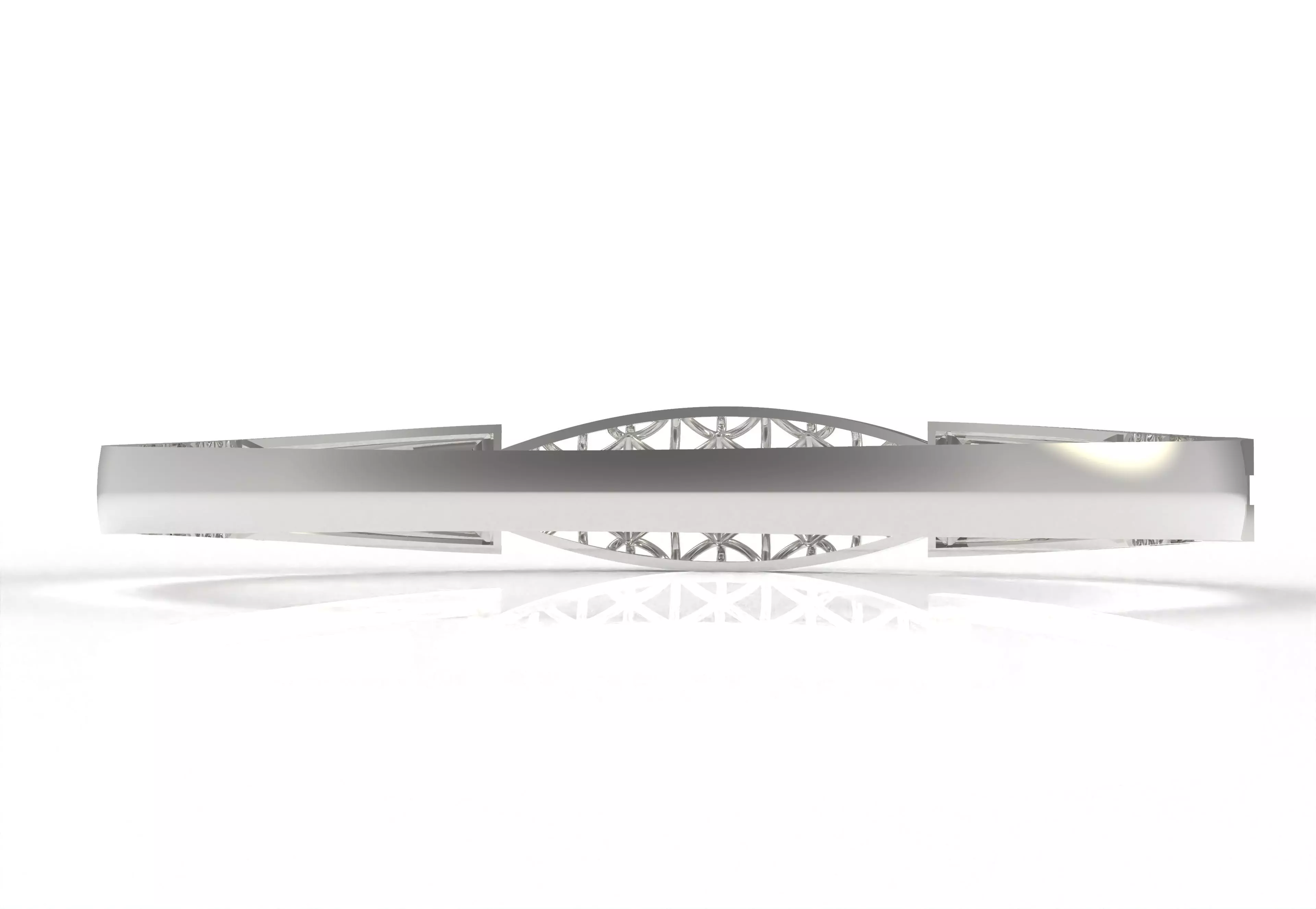 Art Deco Bracelet 01 3D print model_12