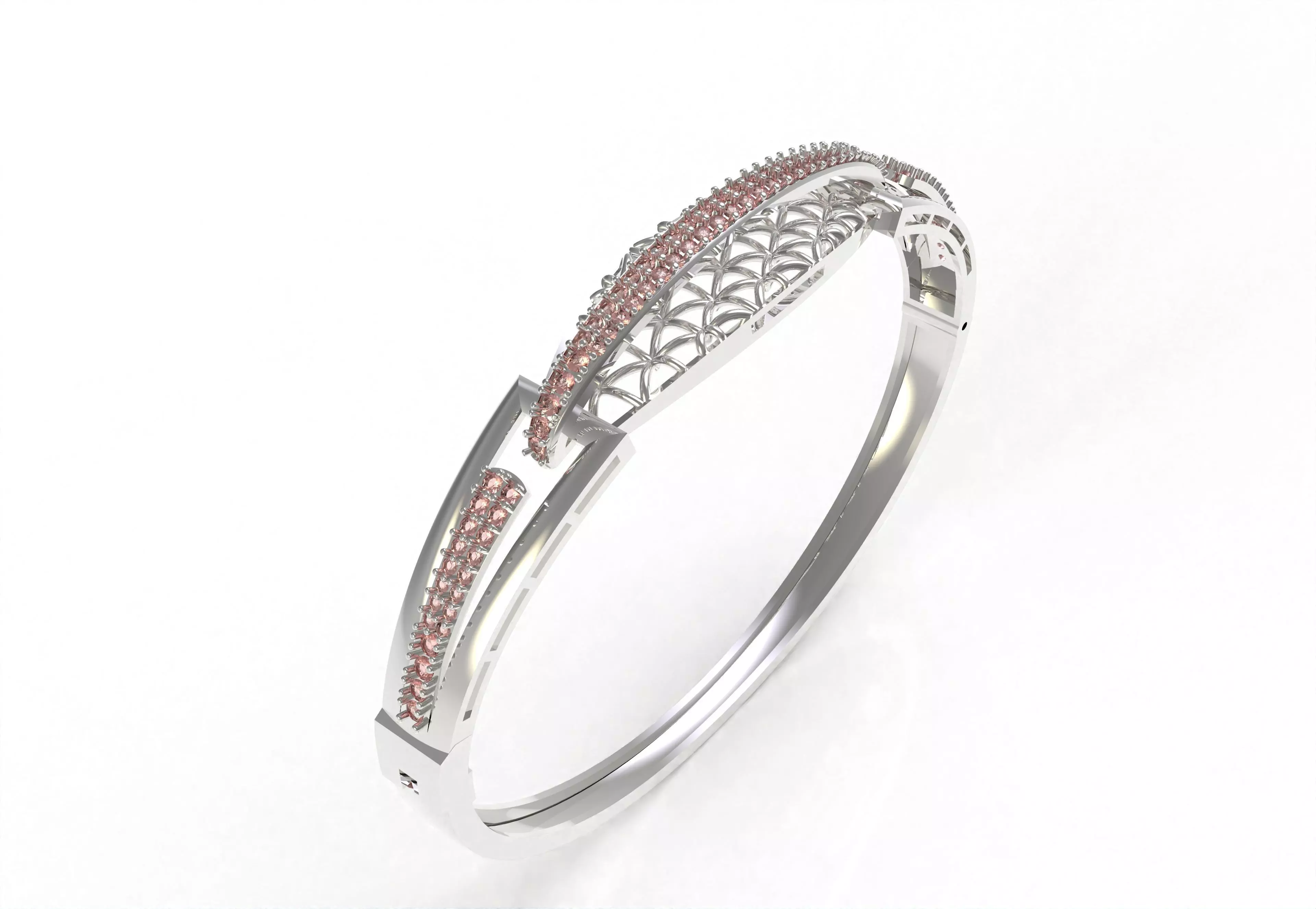 Art Deco Bracelet 01 3D print model_48