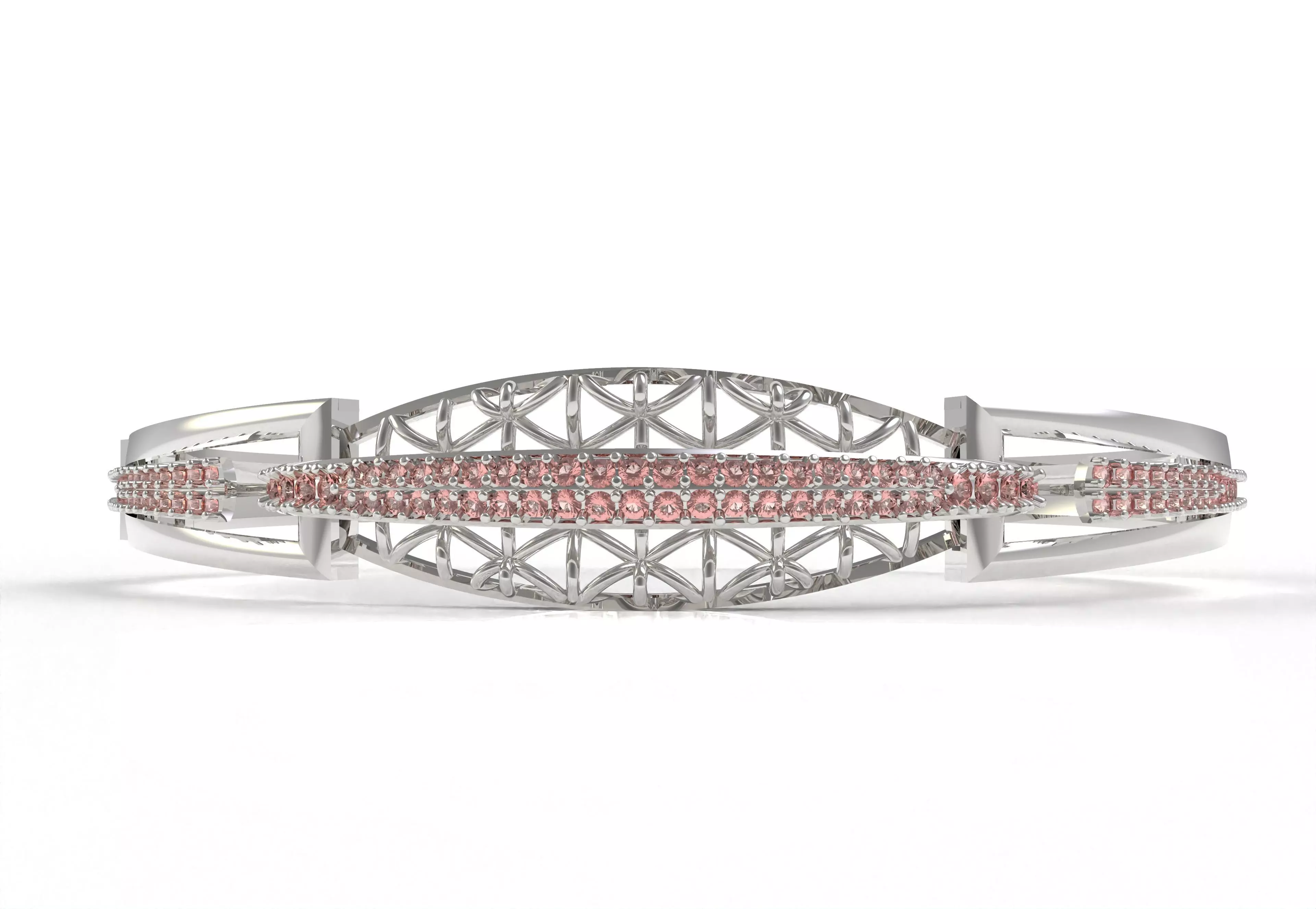 Art Deco Bracelet 01 3D print model_14