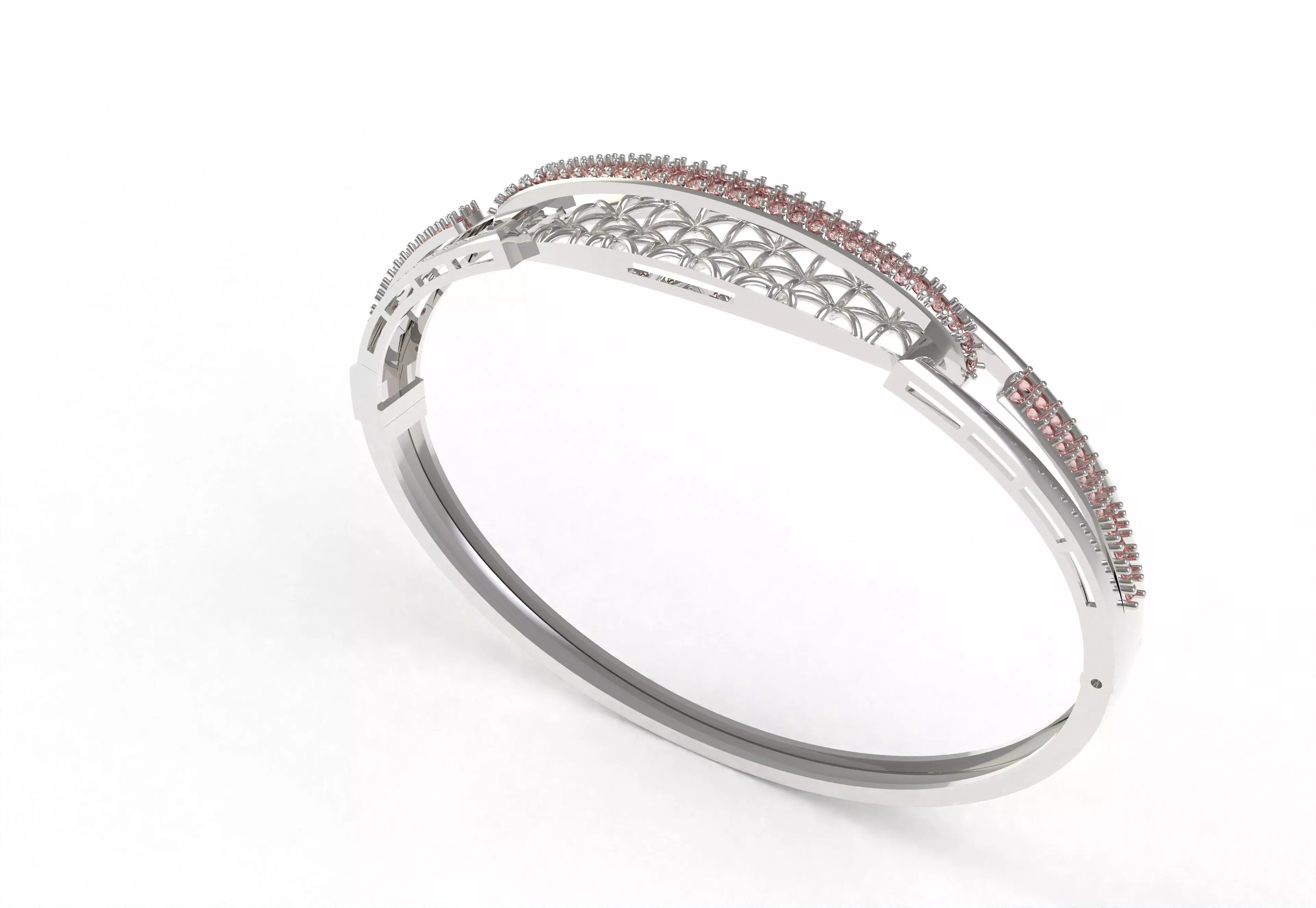 Art Deco Bracelet 01 3D print model_47