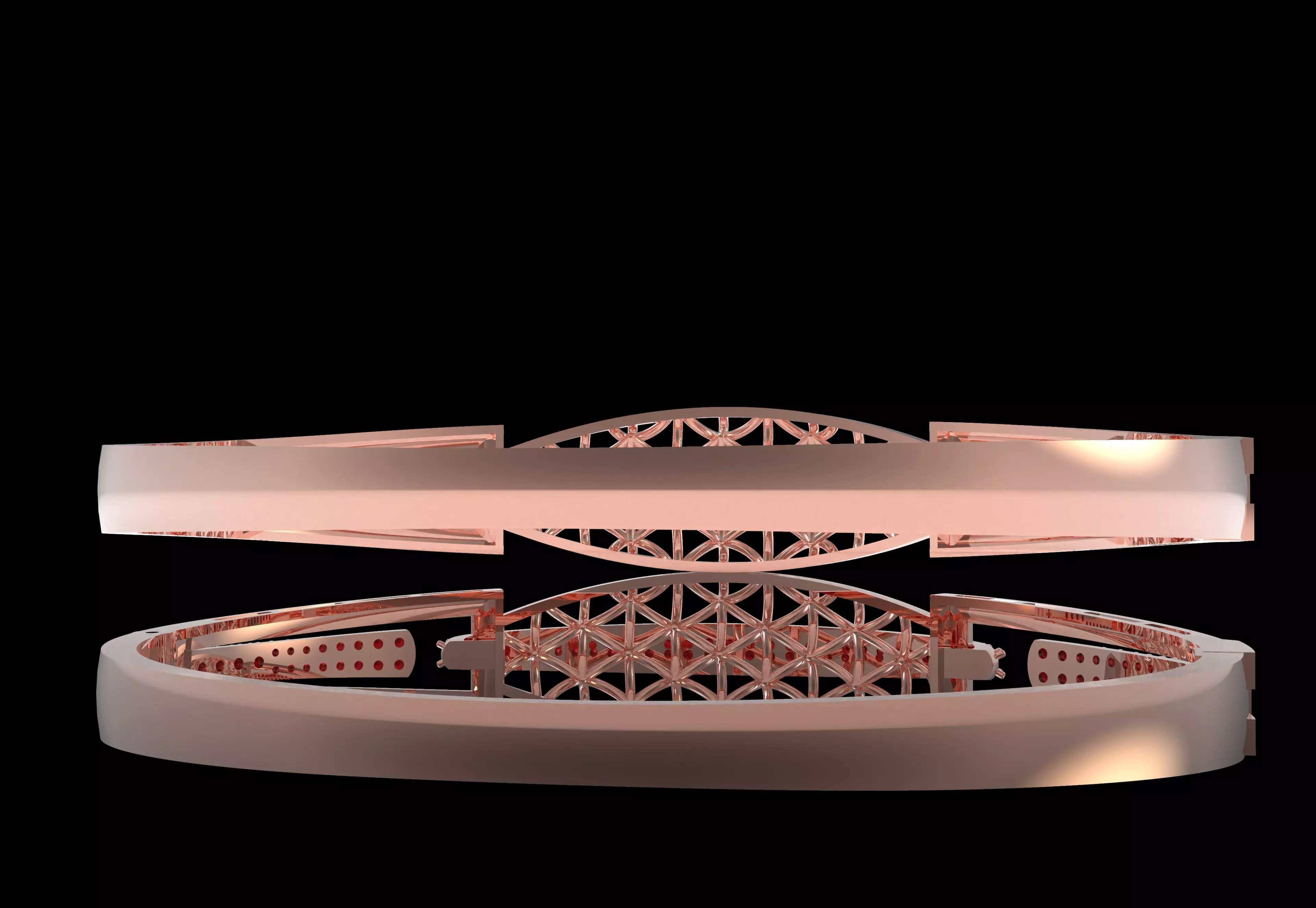 Art Deco Bracelet 01 3D print model_31