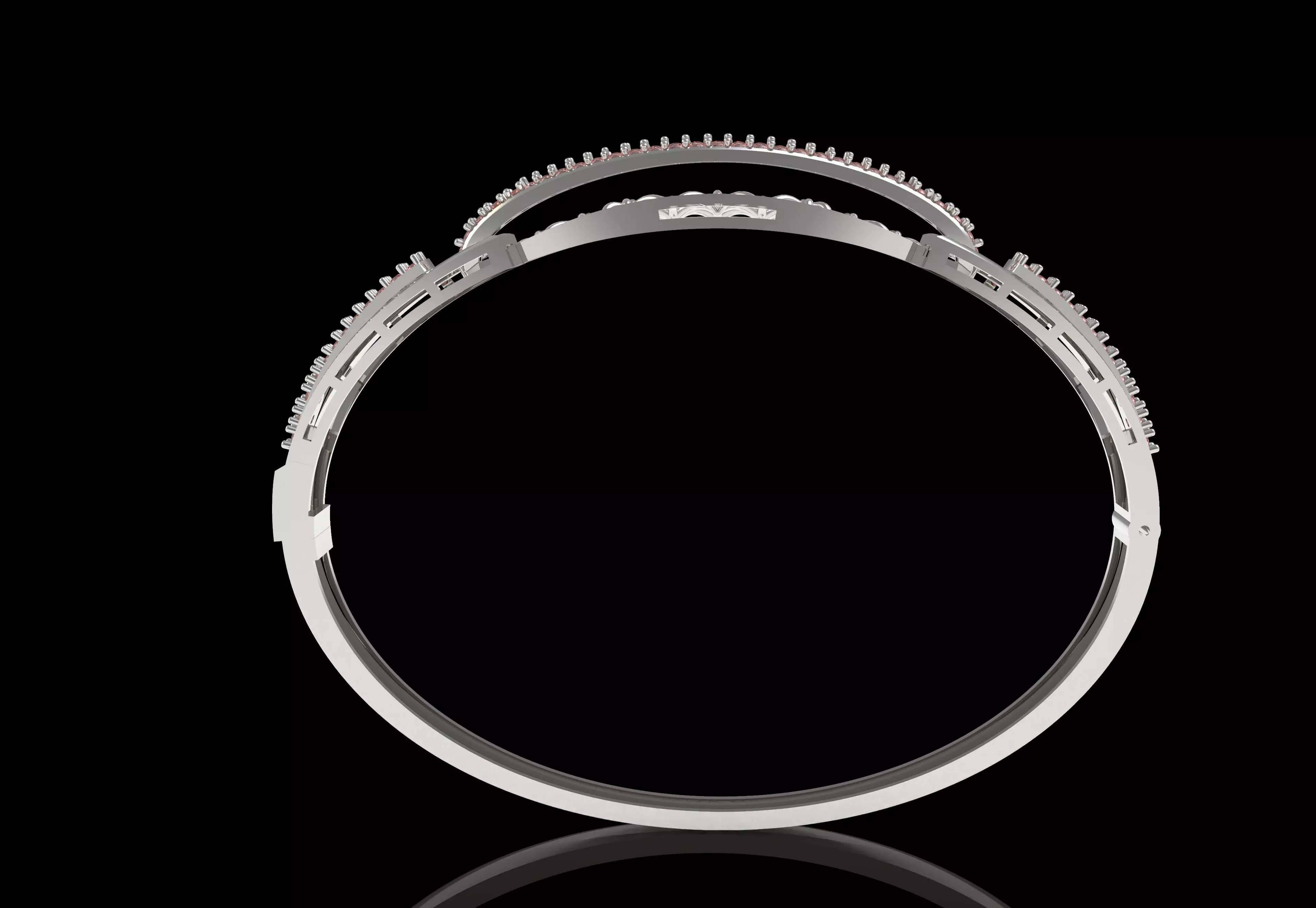 Art Deco Bracelet 01 3D print model_42