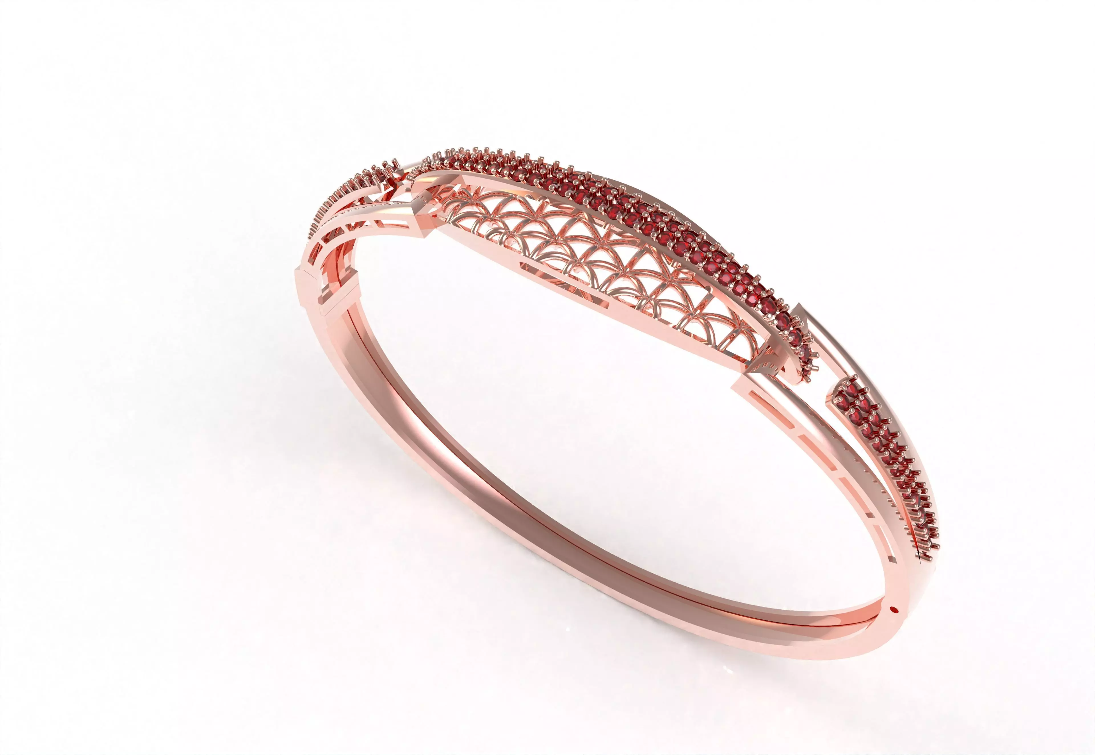 Art Deco Bracelet 01 3D print model_36