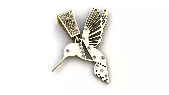  elegant hummingbird-inspired pendant