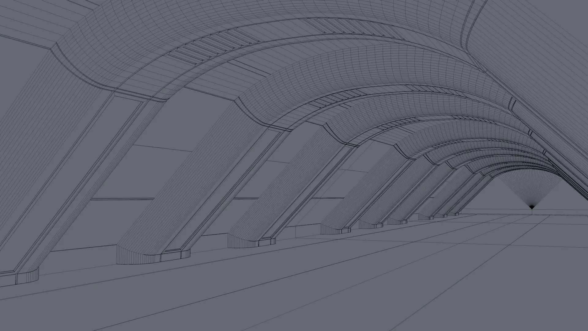 Sci Fi Corridor 3D model_8