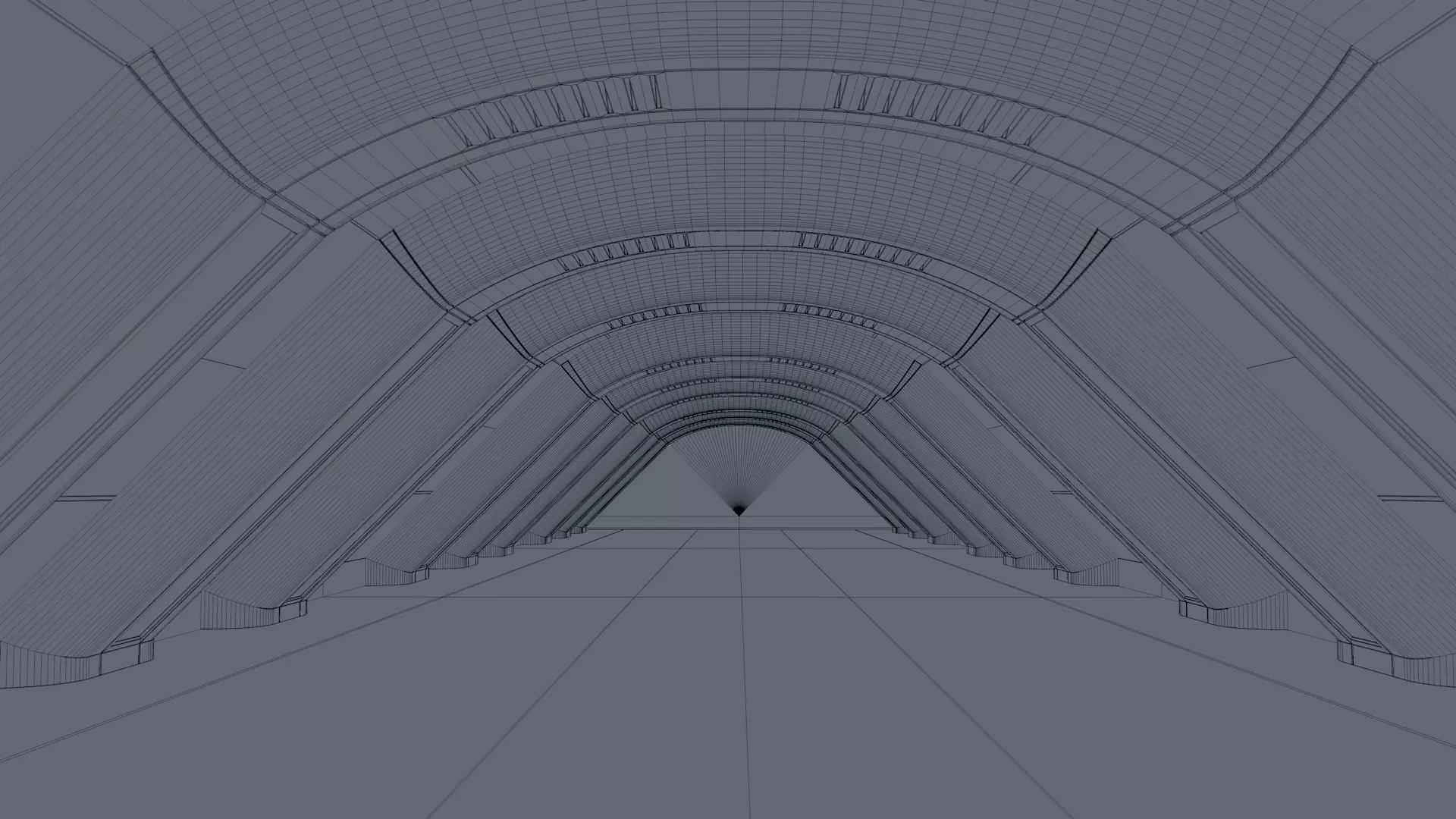 Sci Fi Corridor 3D model_9