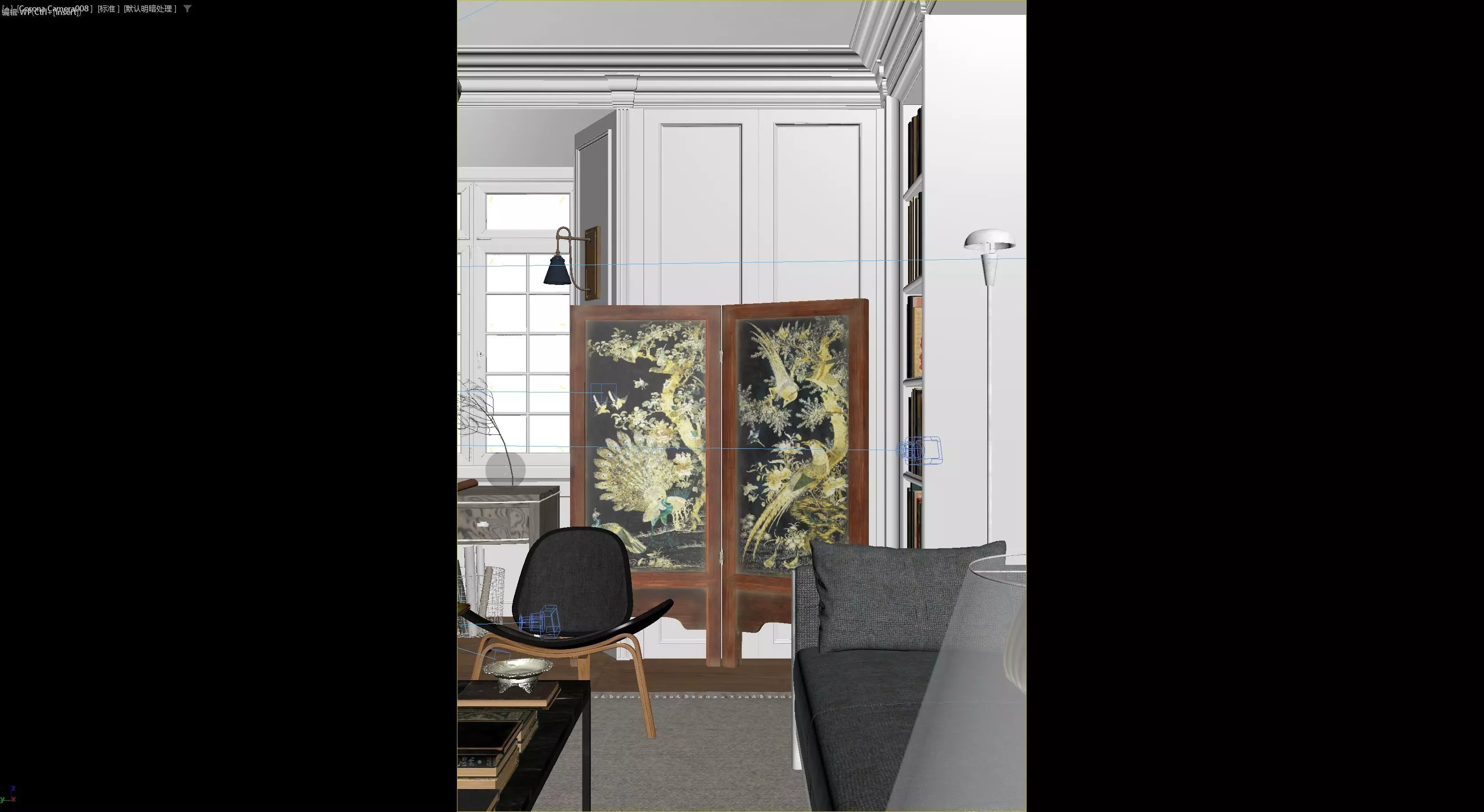 Living Room 3D model 3D model 3D model_13