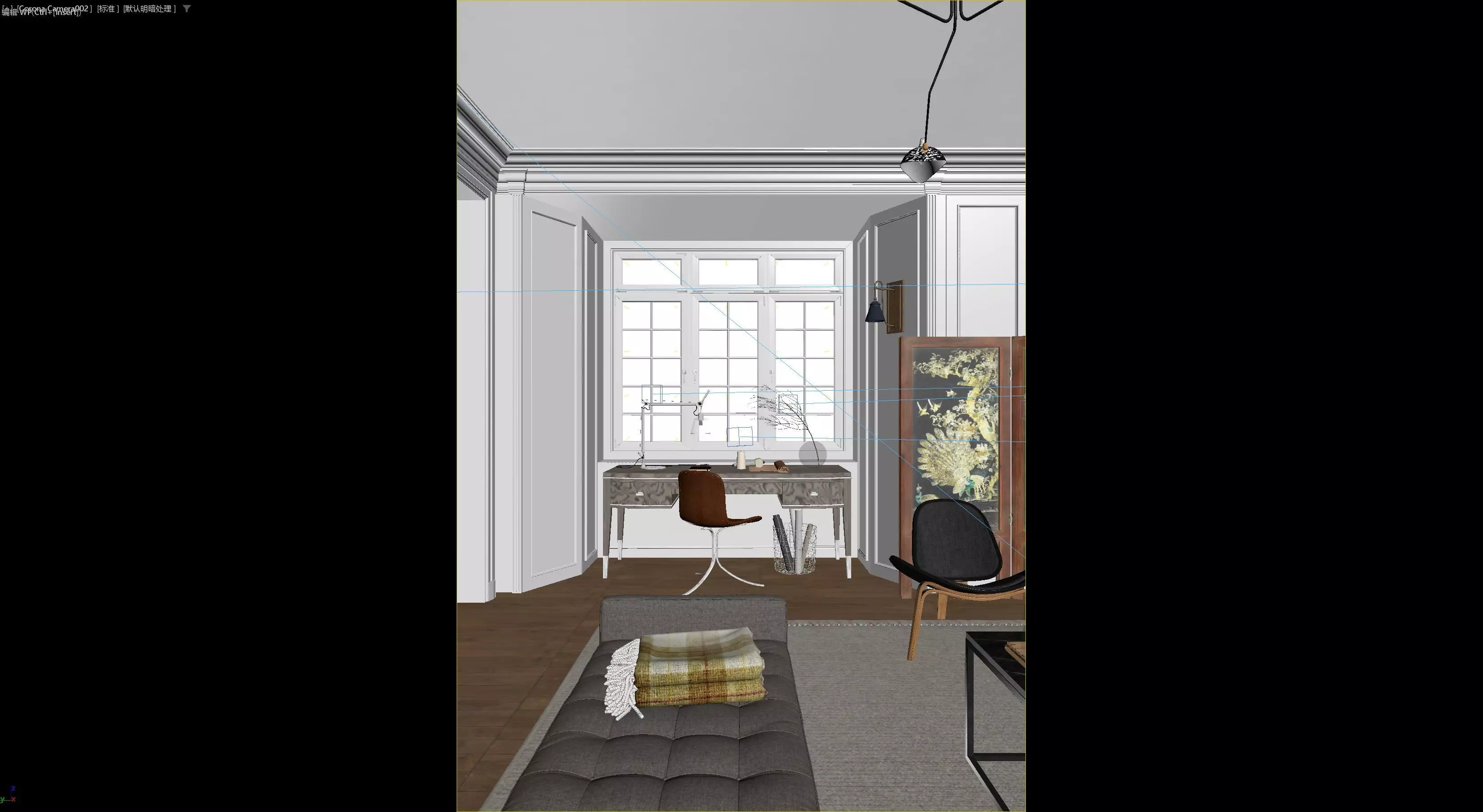 Living Room 3D model 3D model 3D model_7