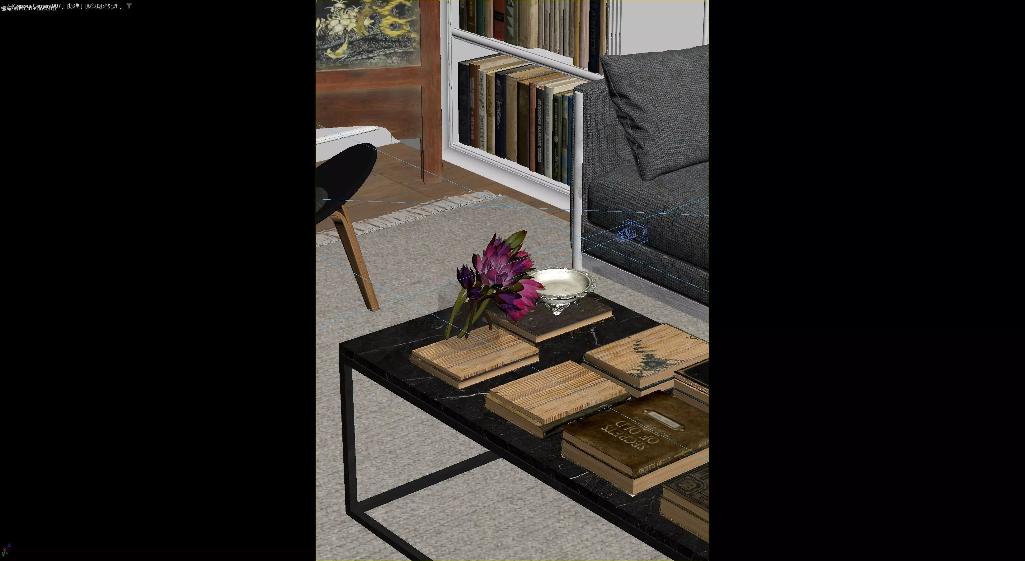 Living Room 3D model 3D model 3D model_12