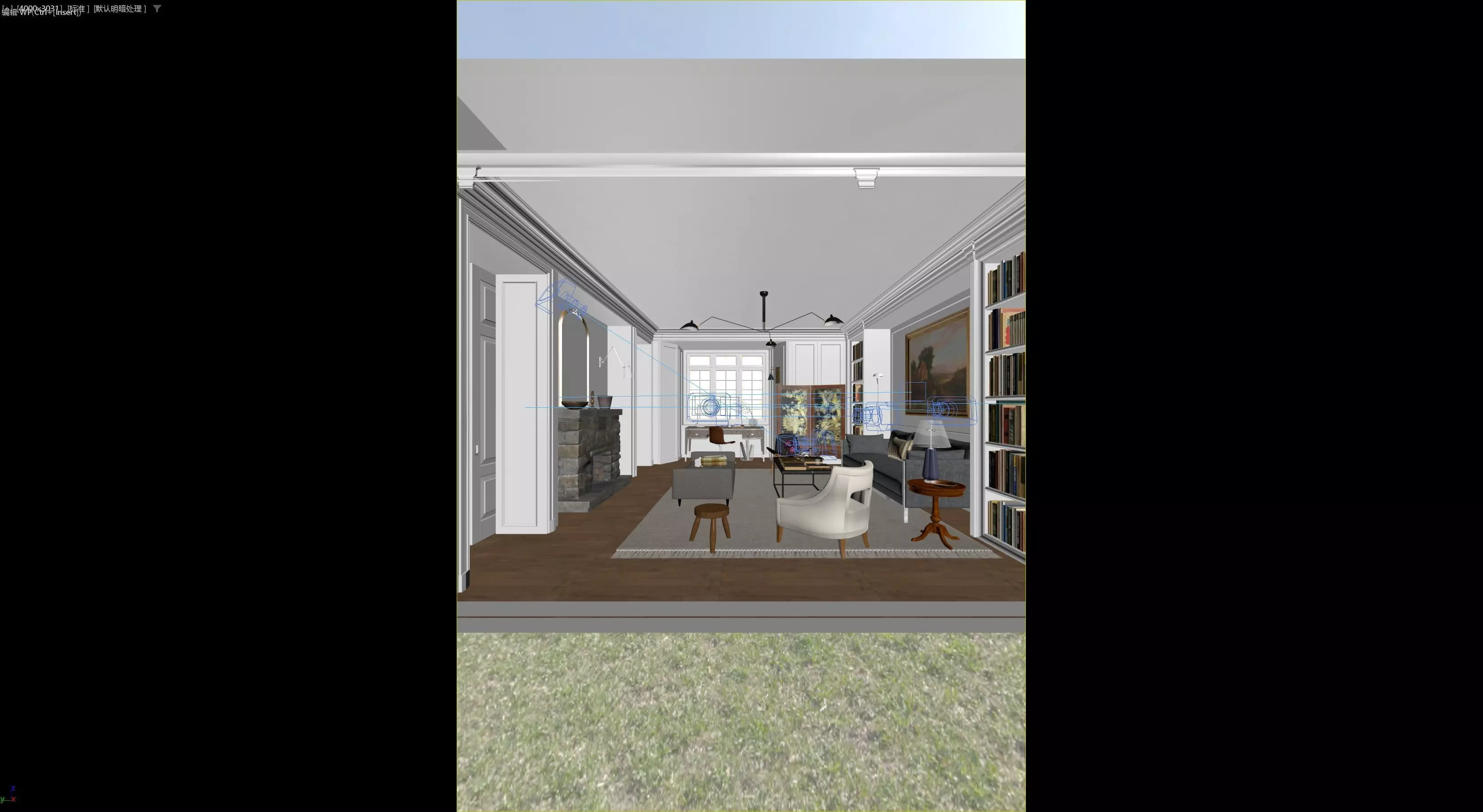 Living Room 3D model 3D model 3D model_6