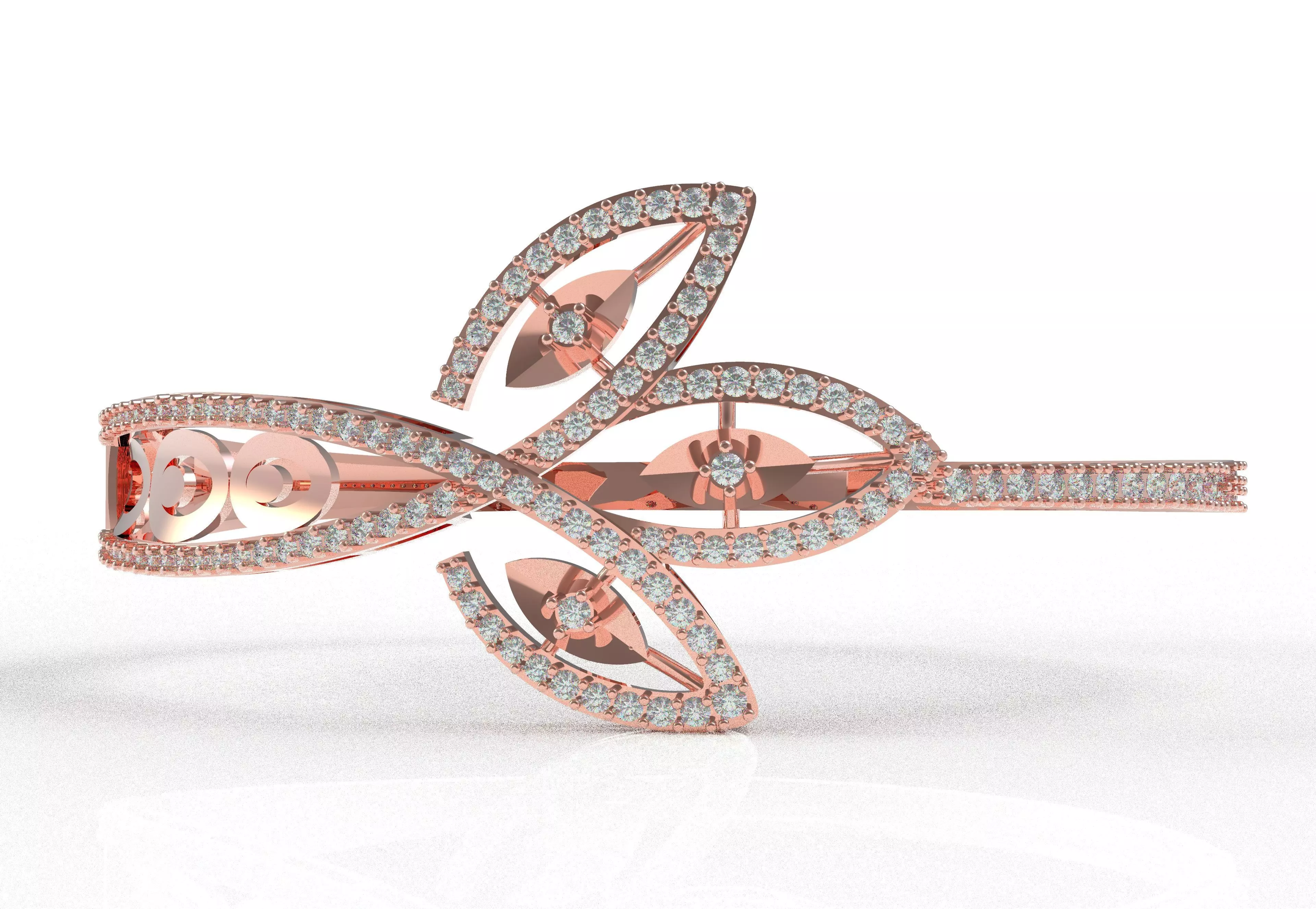 Art Deco Bracelet 04 3D print model_56