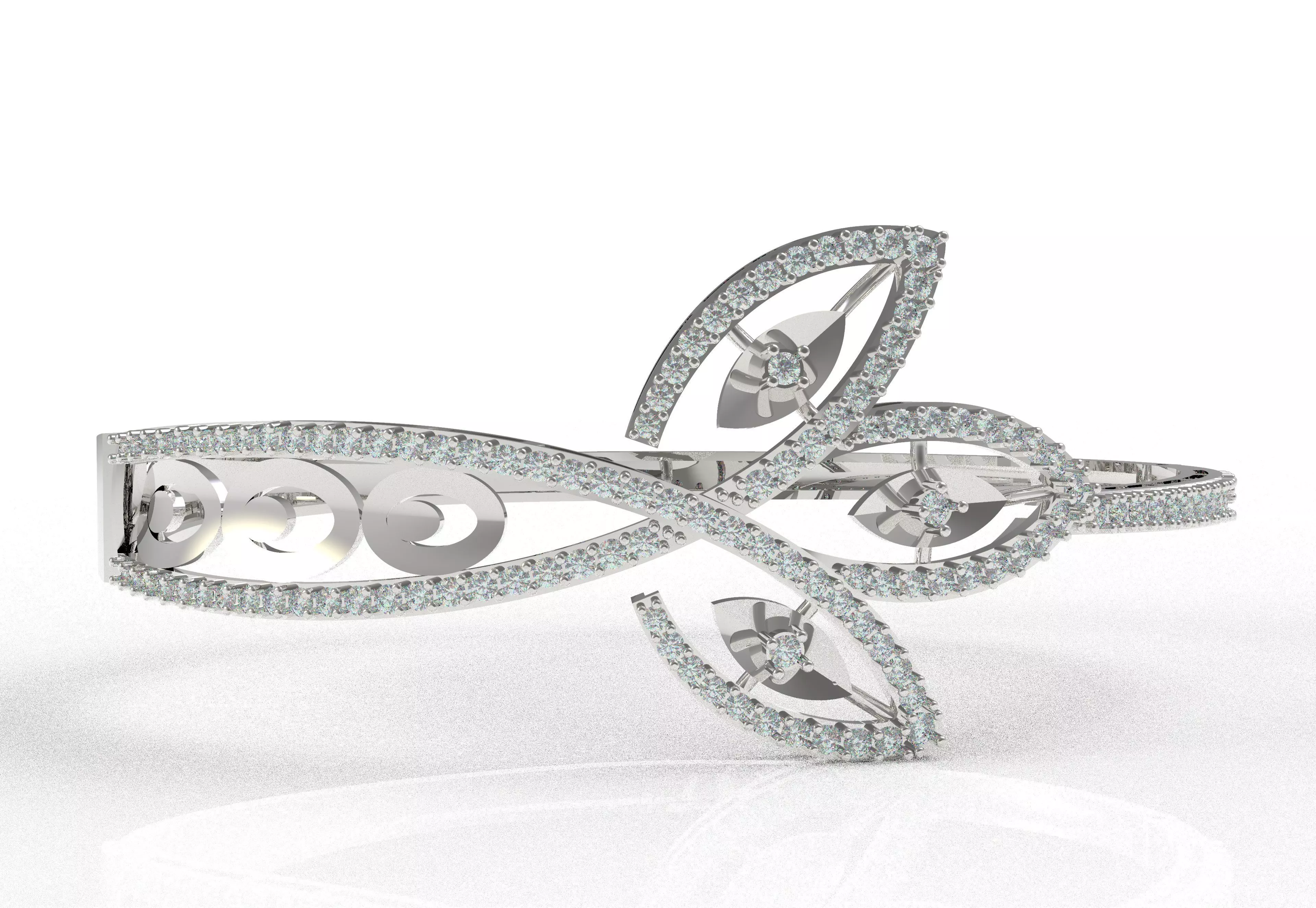 Art Deco Bracelet 04 3D print model_60