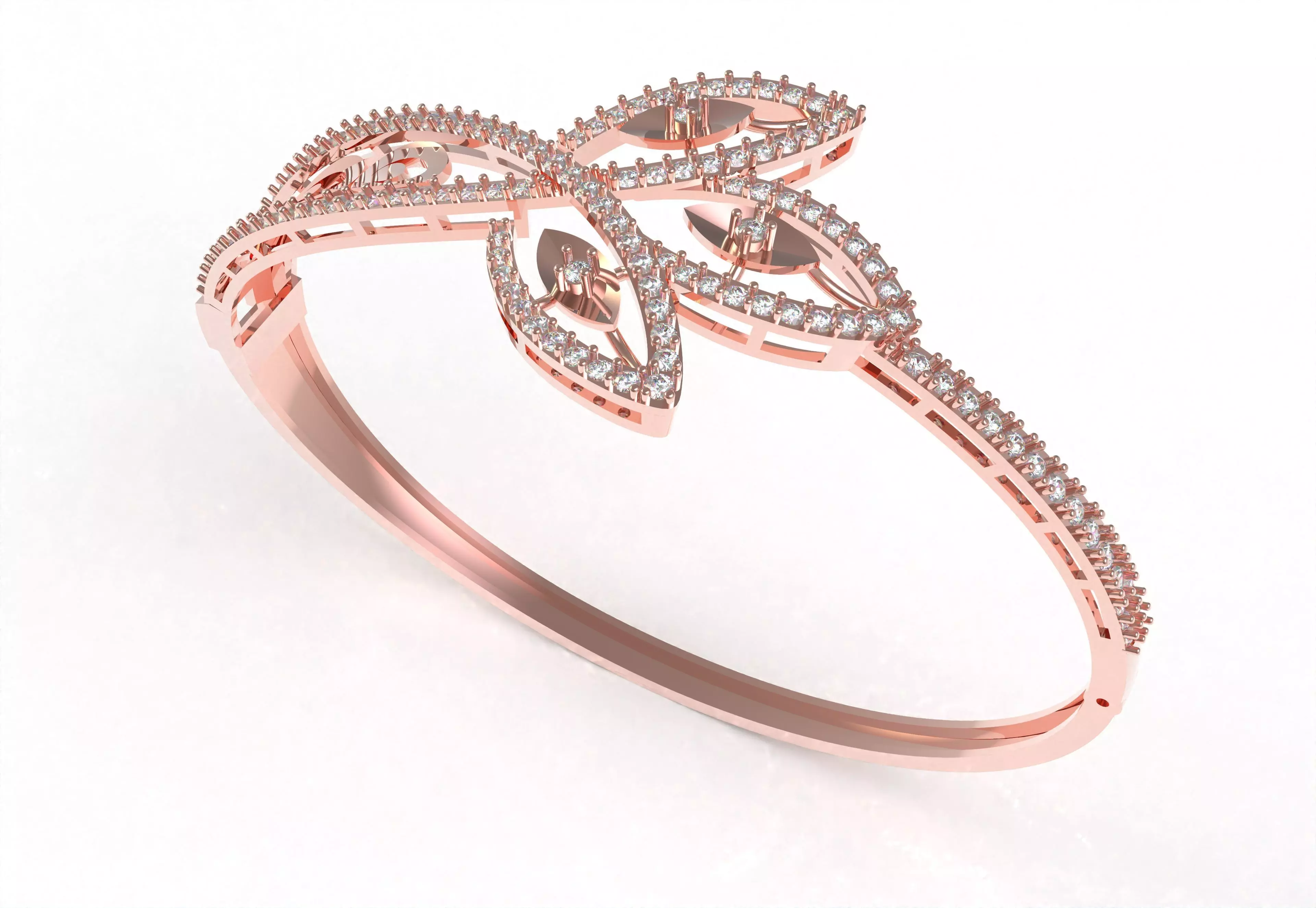 Art Deco Bracelet 04 3D print model_55