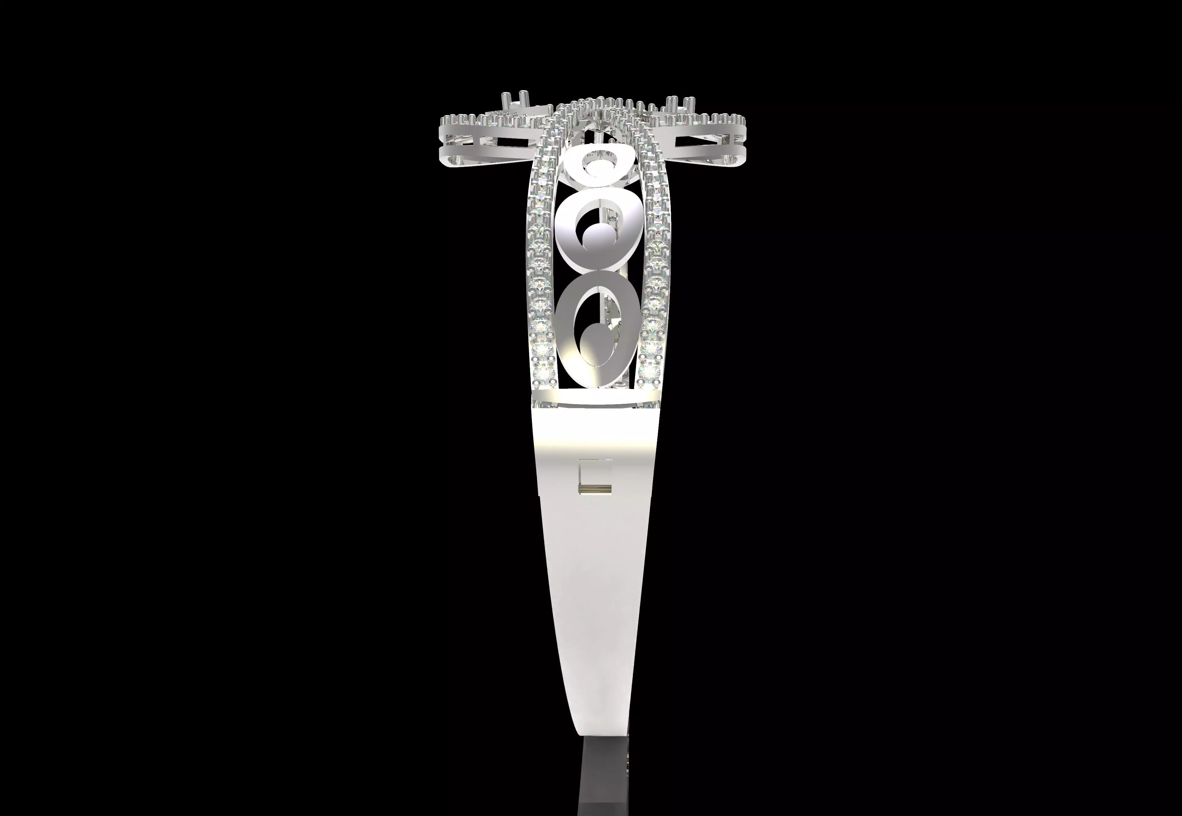 Art Deco Bracelet 04 3D print model_11