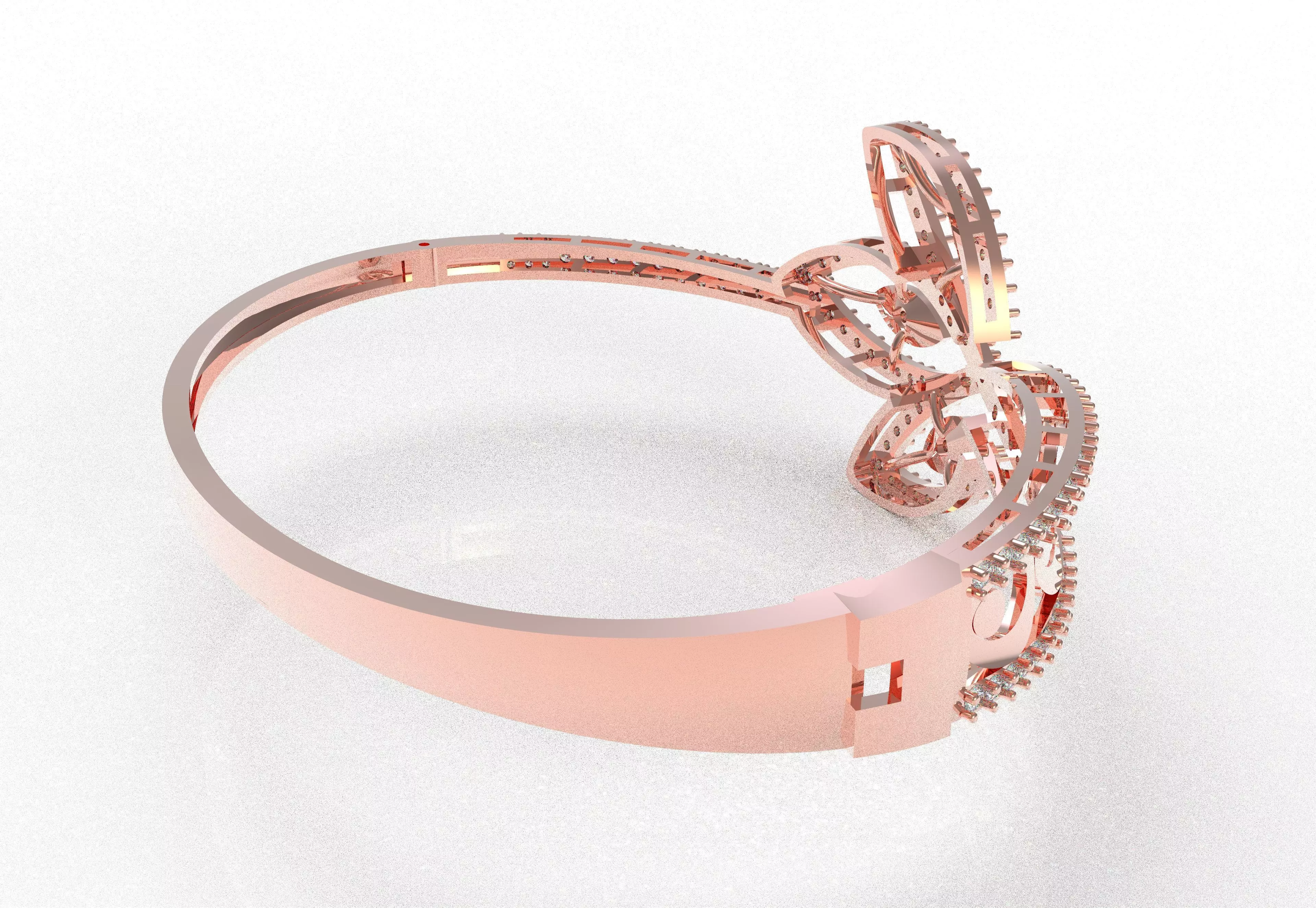 Art Deco Bracelet 04 3D print model_57