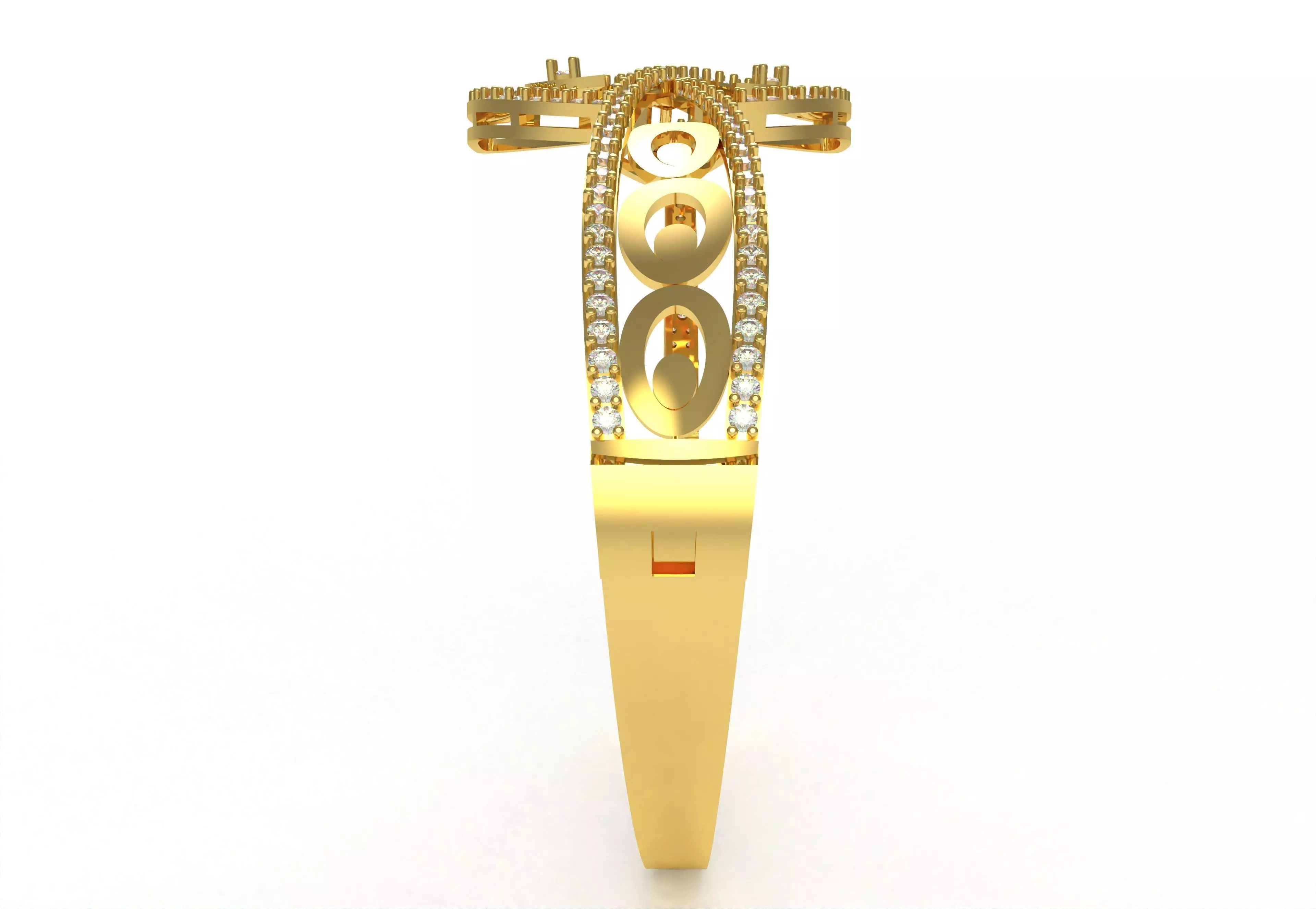 Art Deco Bracelet 04 3D print model_33