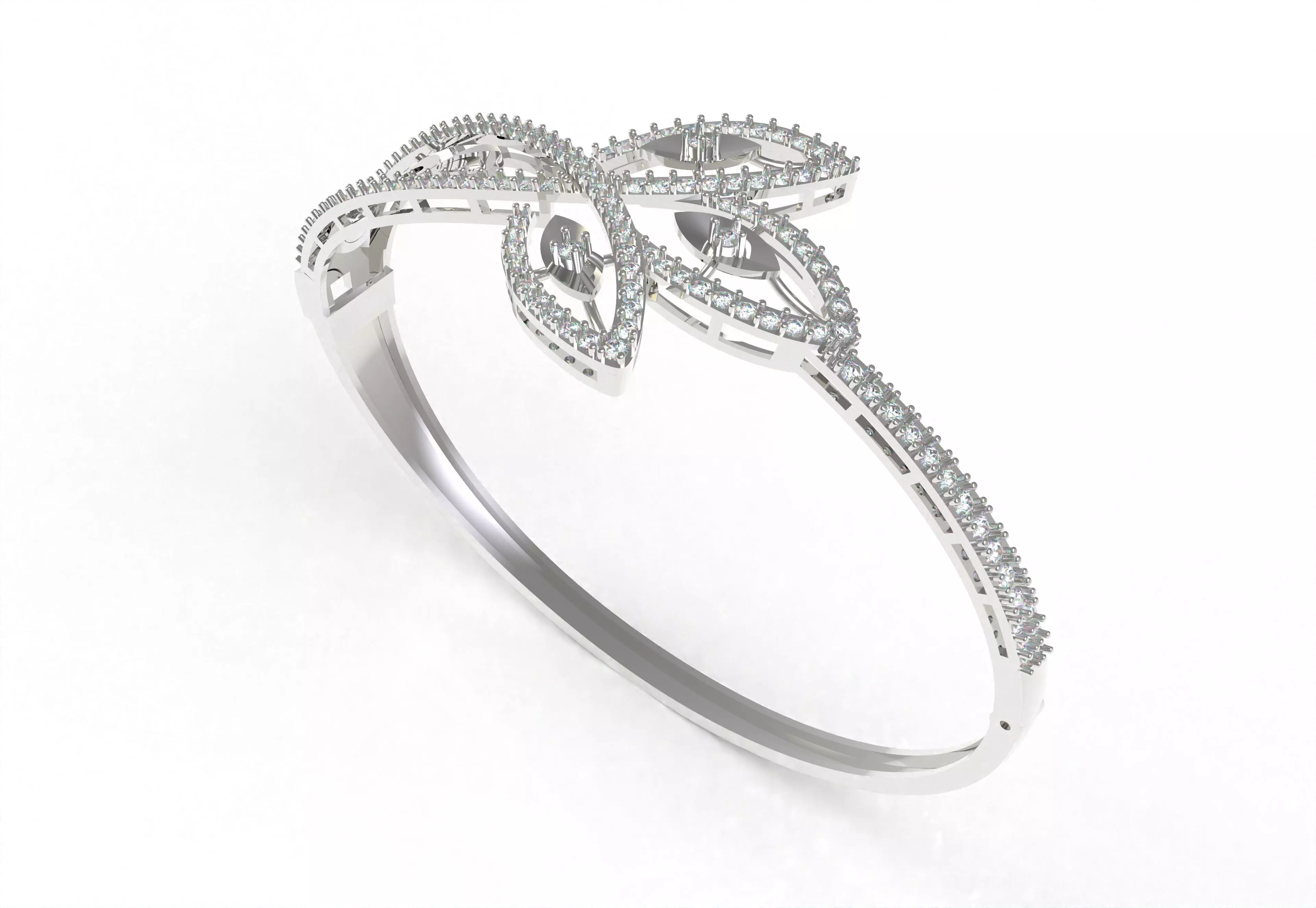 Art Deco Bracelet 04 3D print model_44