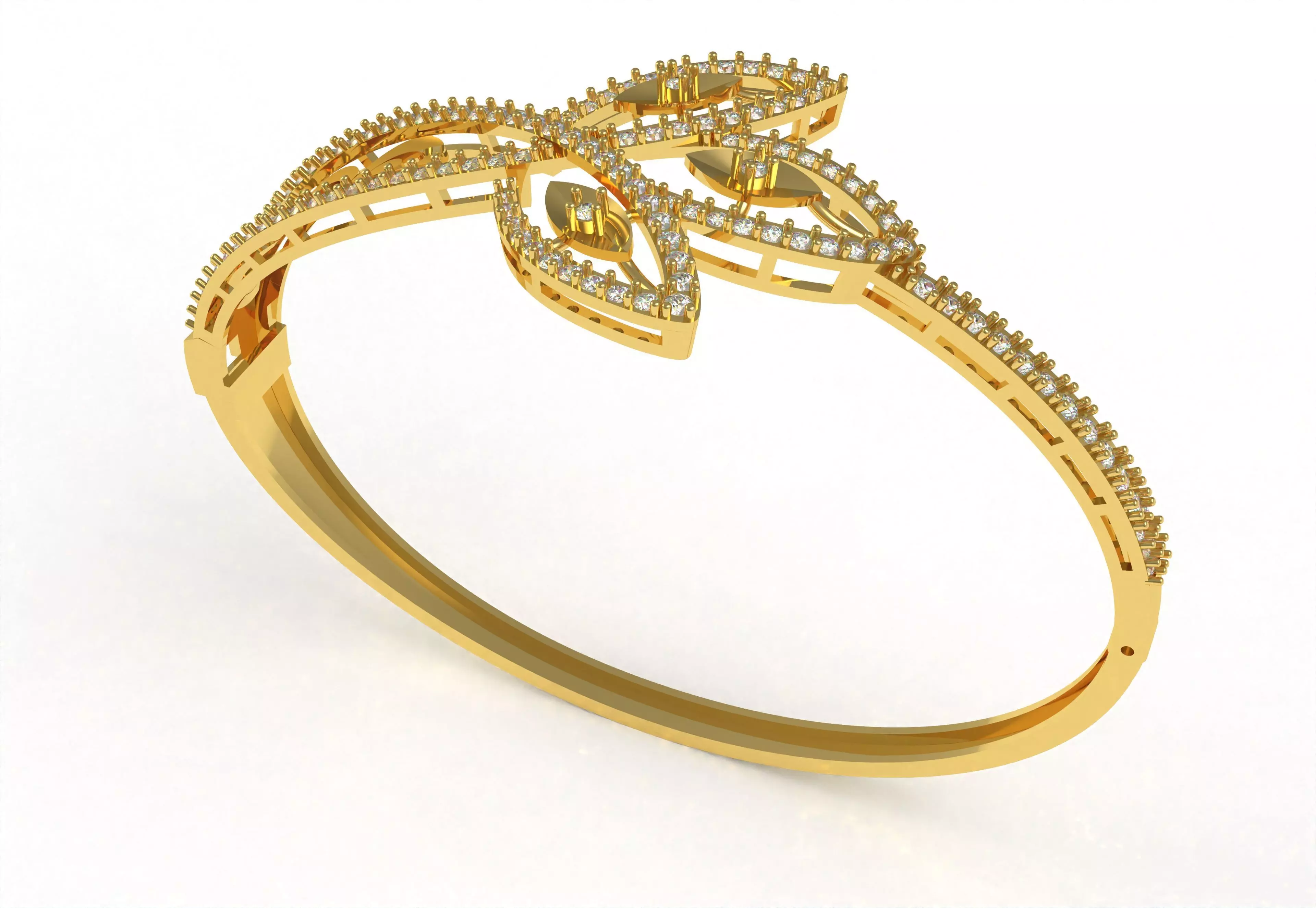 Art Deco Bracelet 04 3D print model_51