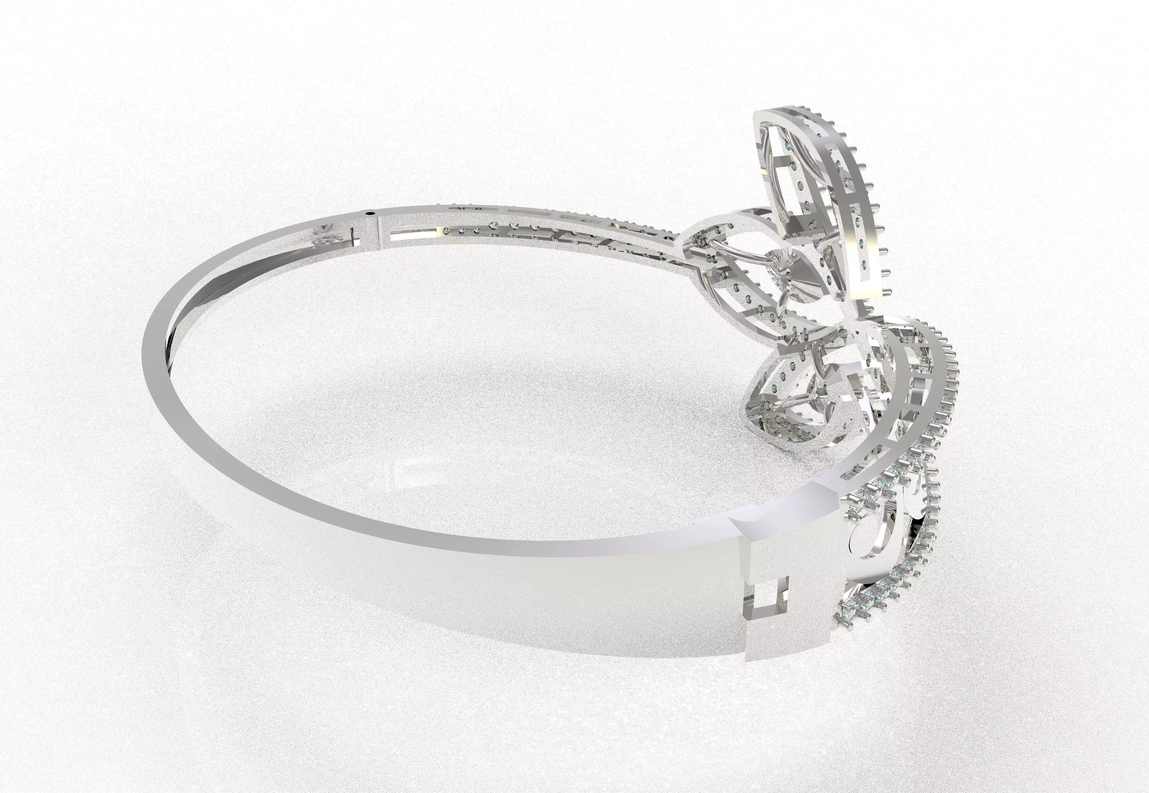 Art Deco Bracelet 04 3D print model_58