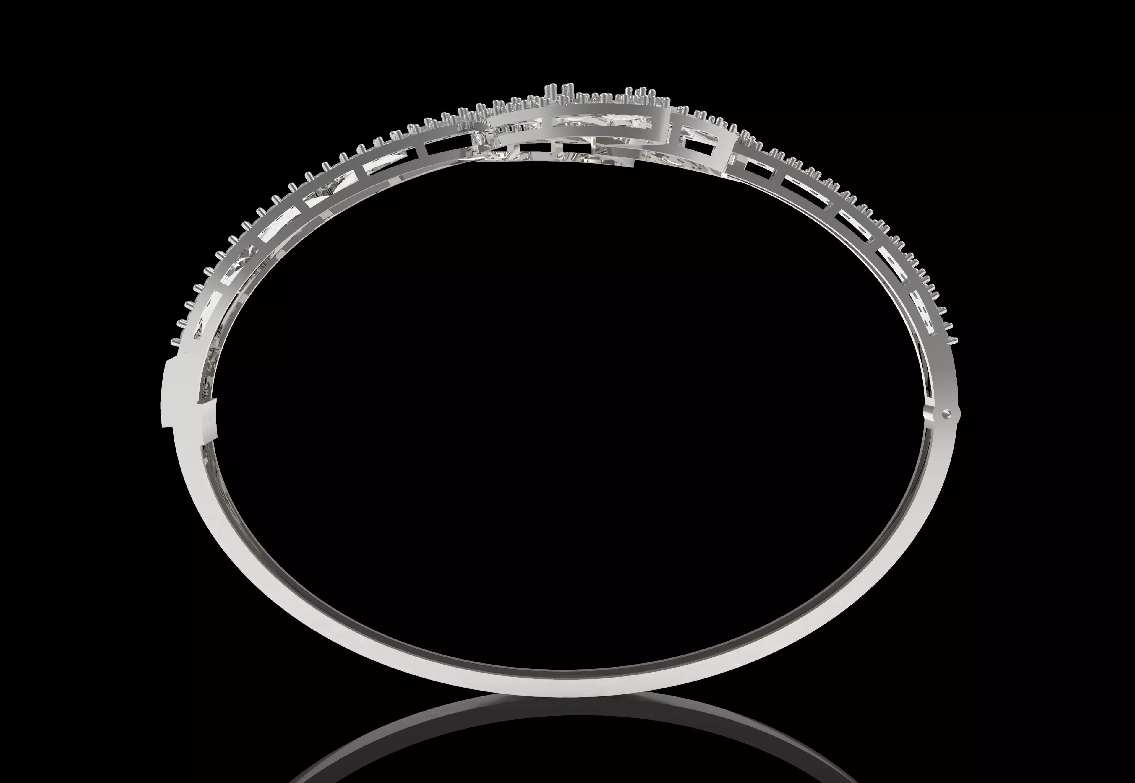 Art Deco Bracelet 04 3D print model_26