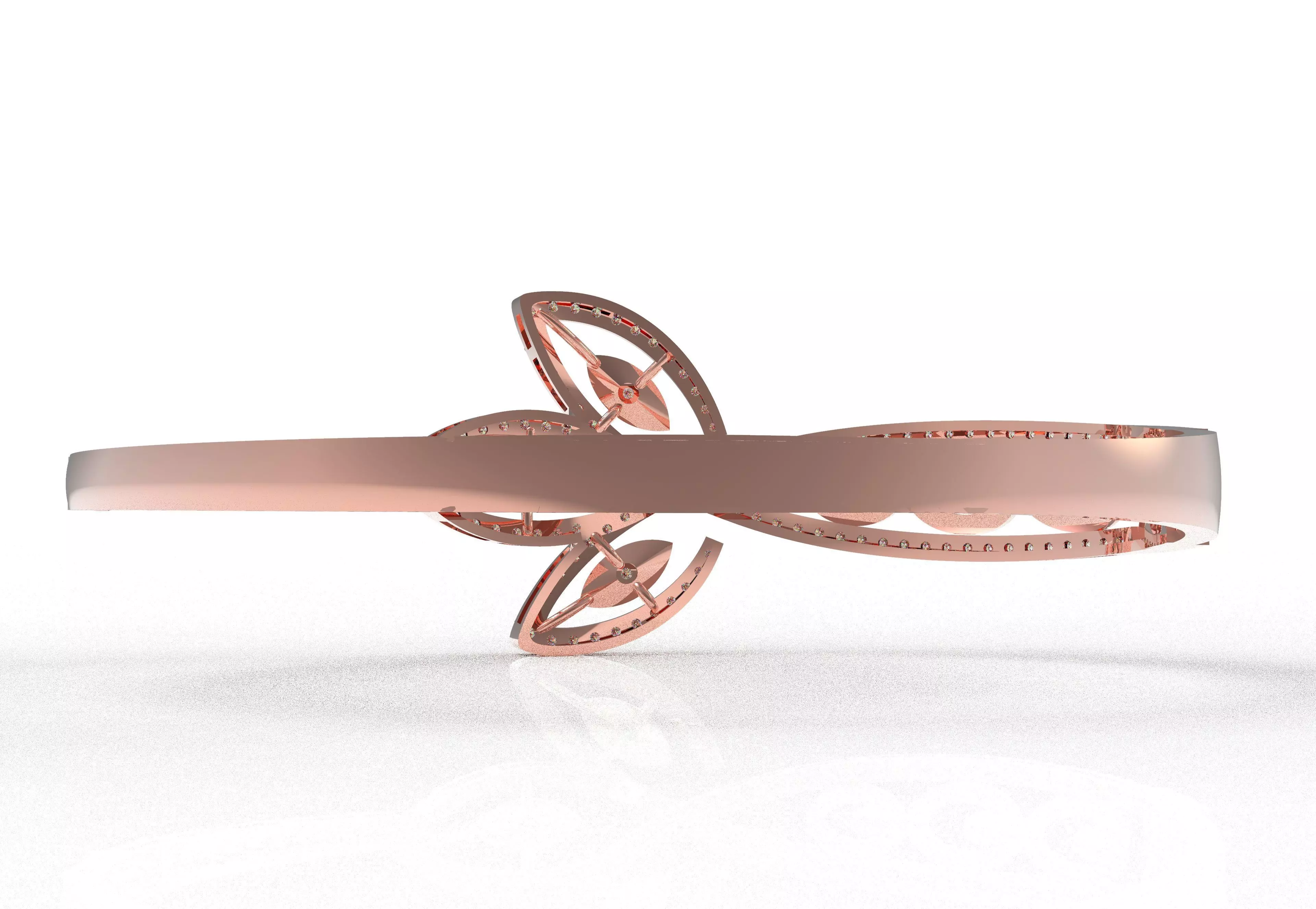 Art Deco Bracelet 04 3D print model_35