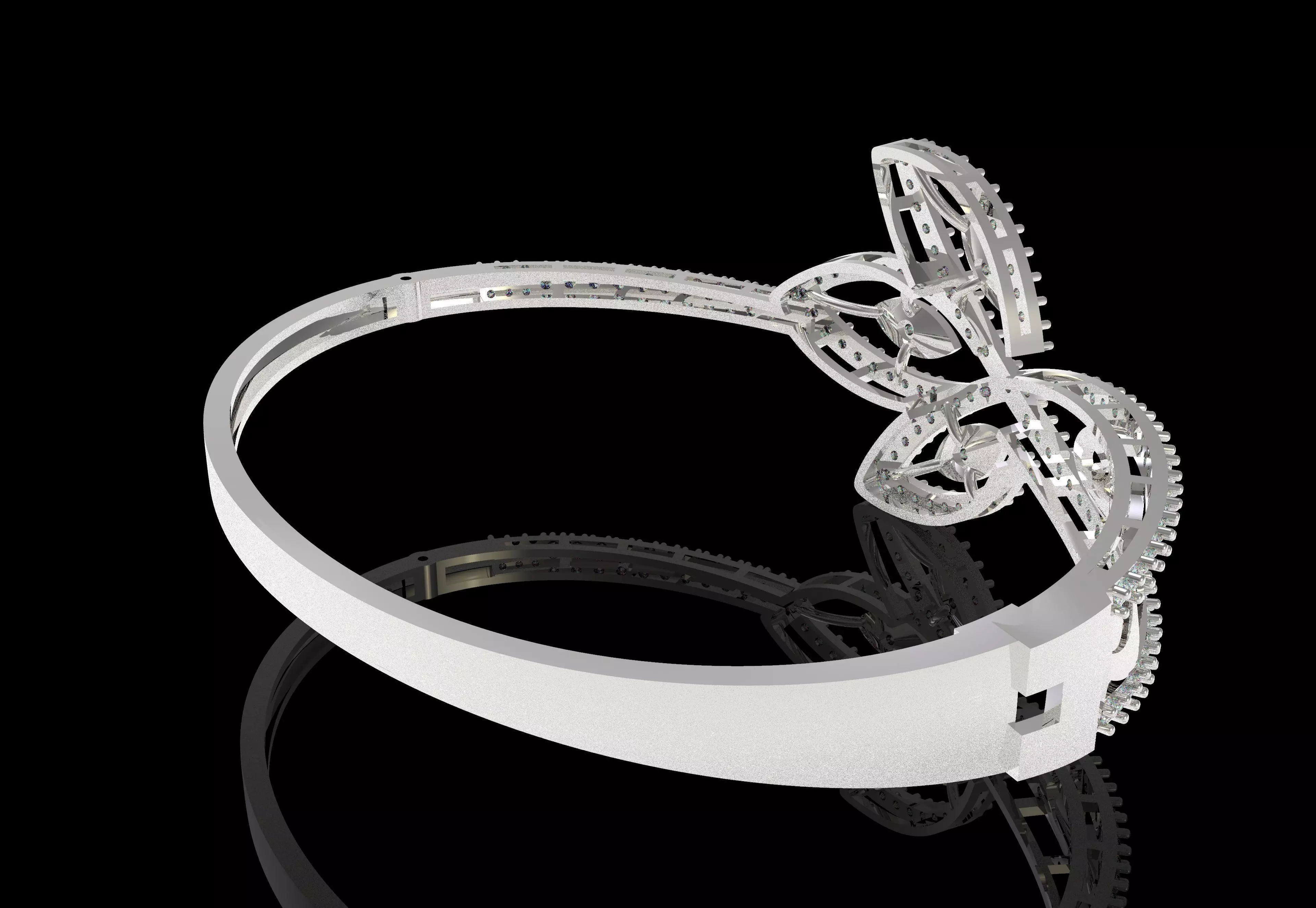 Art Deco Bracelet 04 3D print model_34