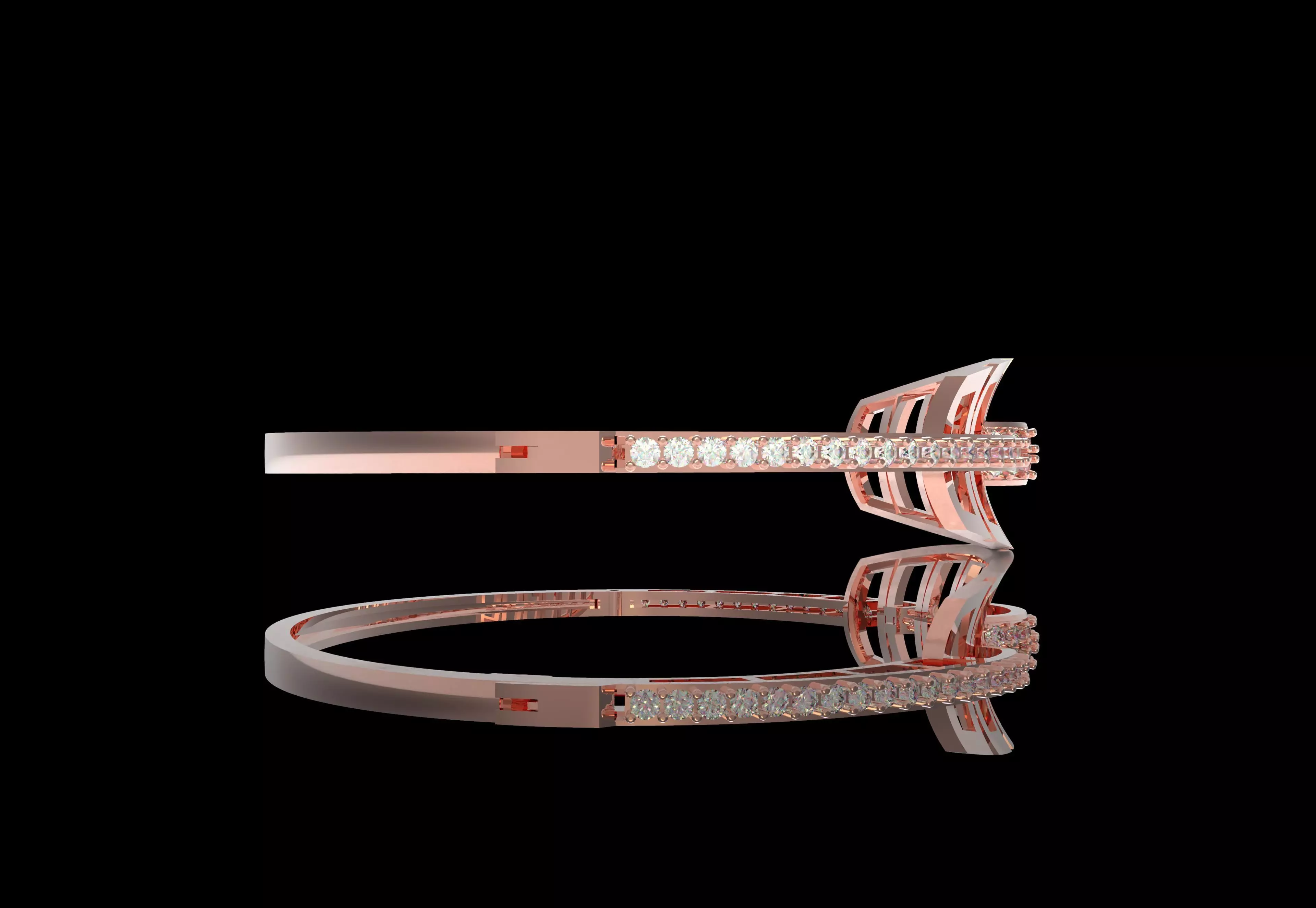 Art Deco Bracelet 06 3D print model_47