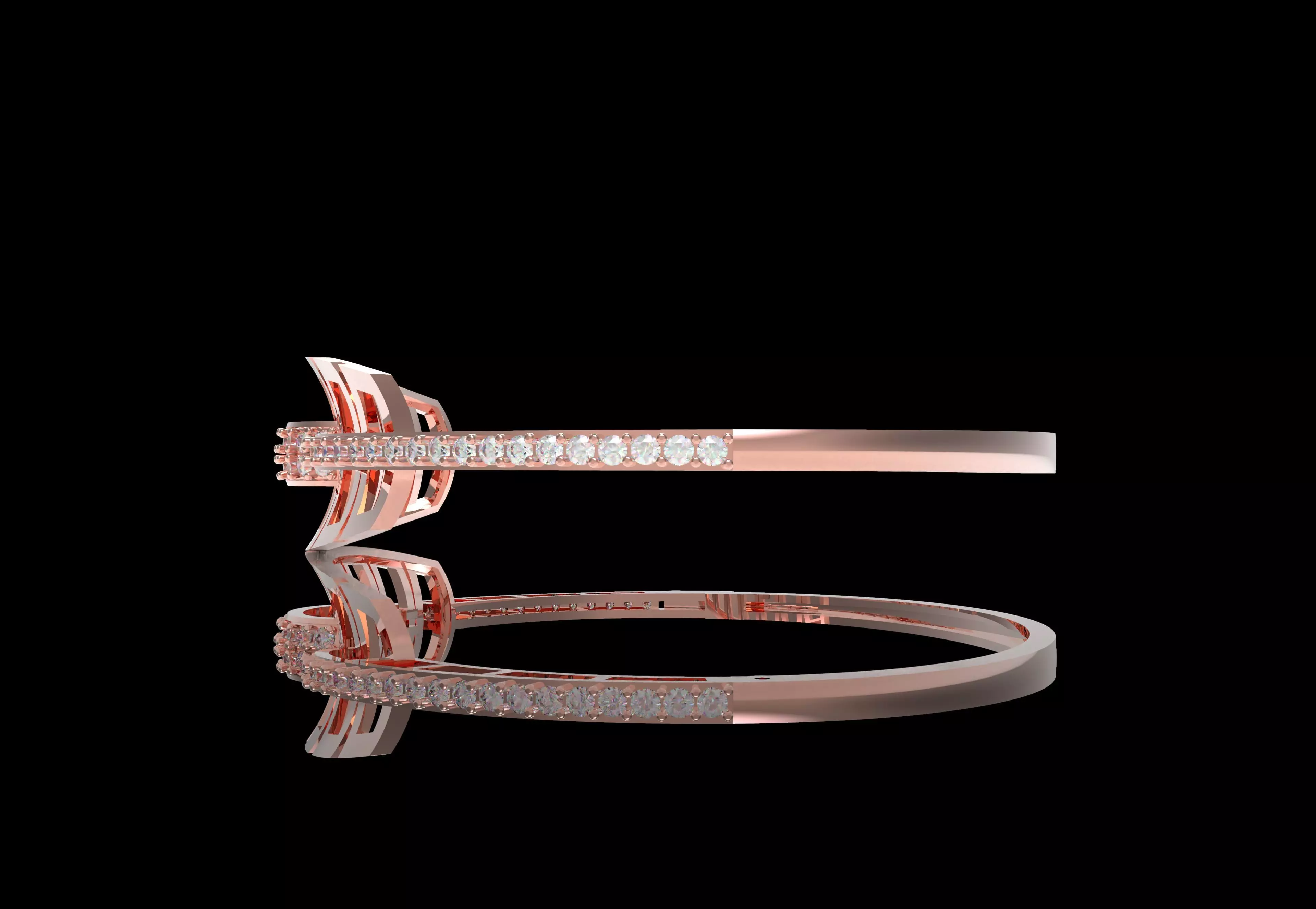 Art Deco Bracelet 06 3D print model_51