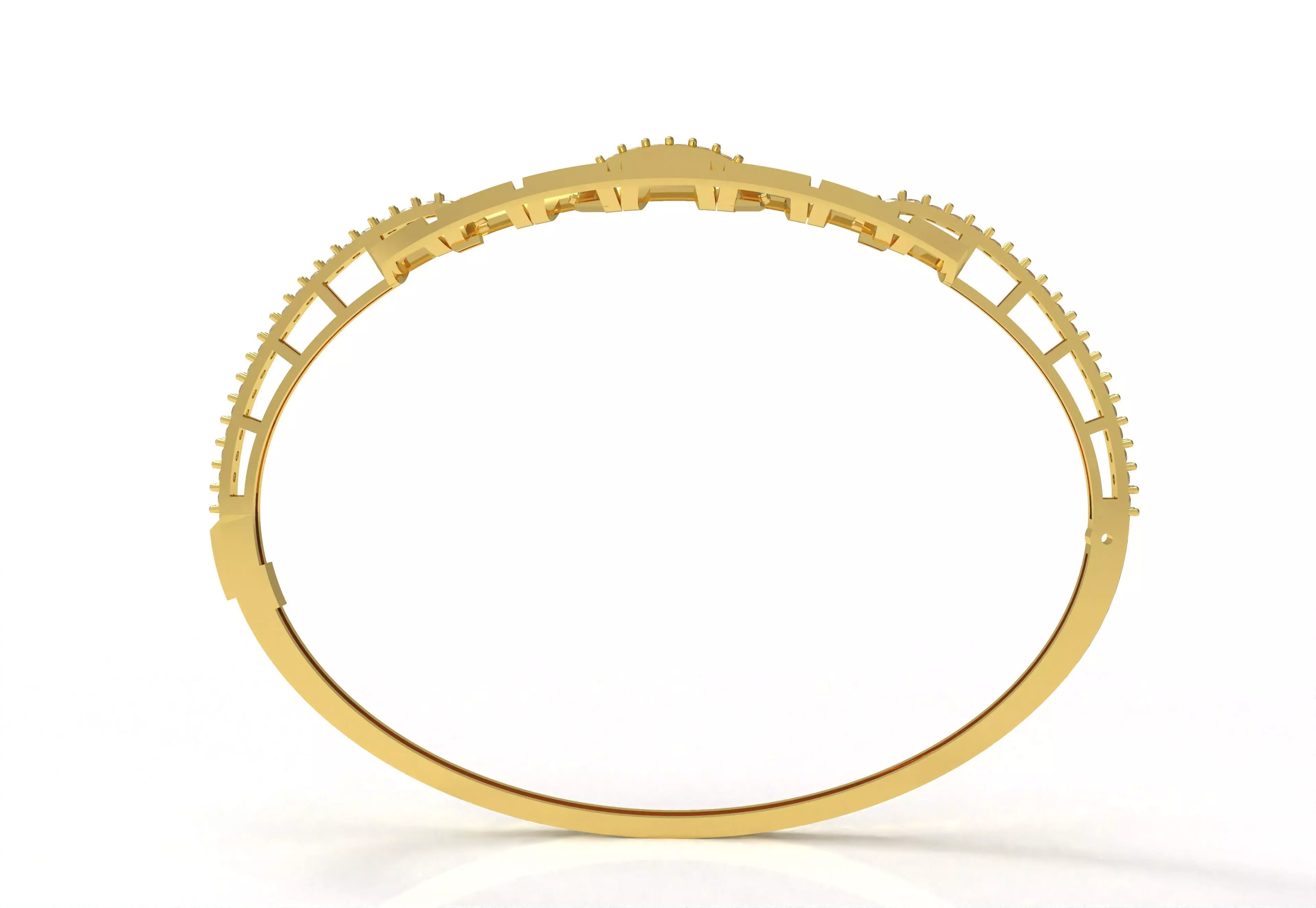 Art Deco Bracelet 06 3D print model_33