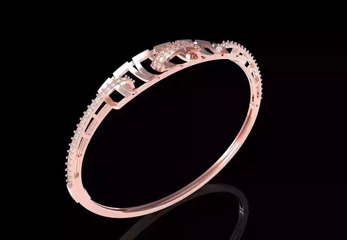 Art Deco Bracelet 06 3D print model
