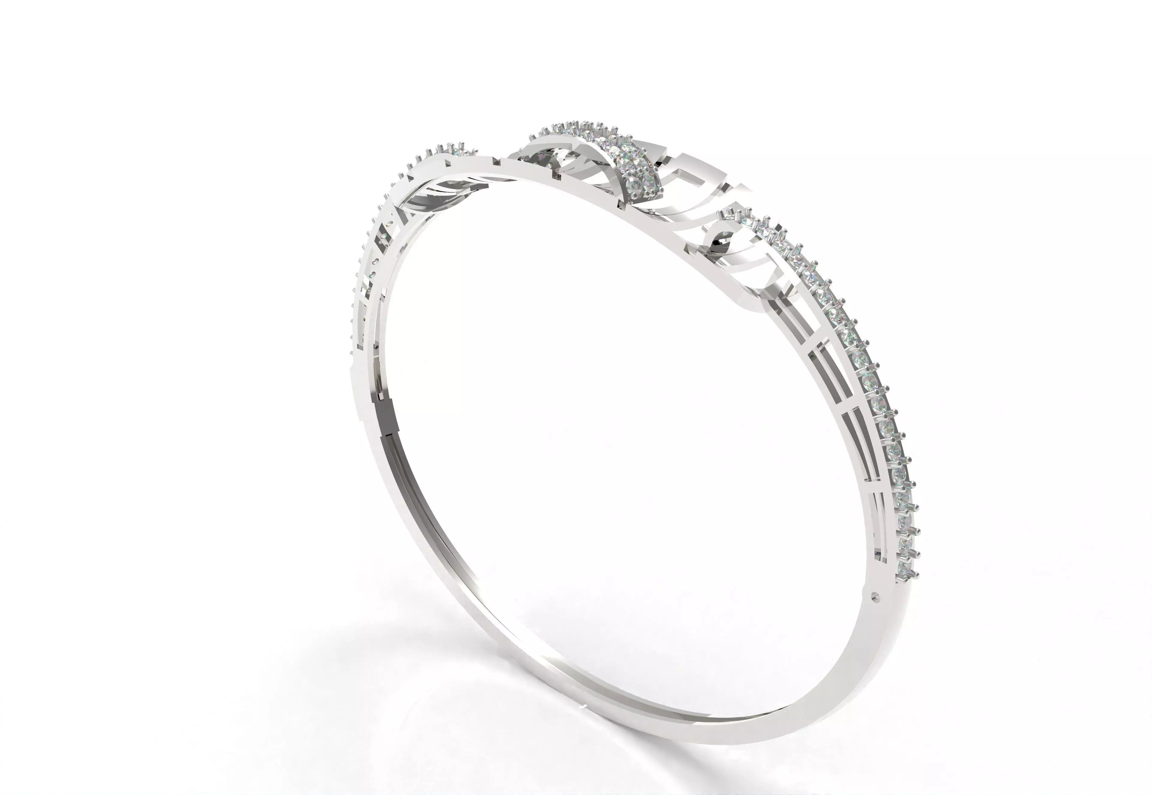 Art Deco Bracelet 06 3D print model_15