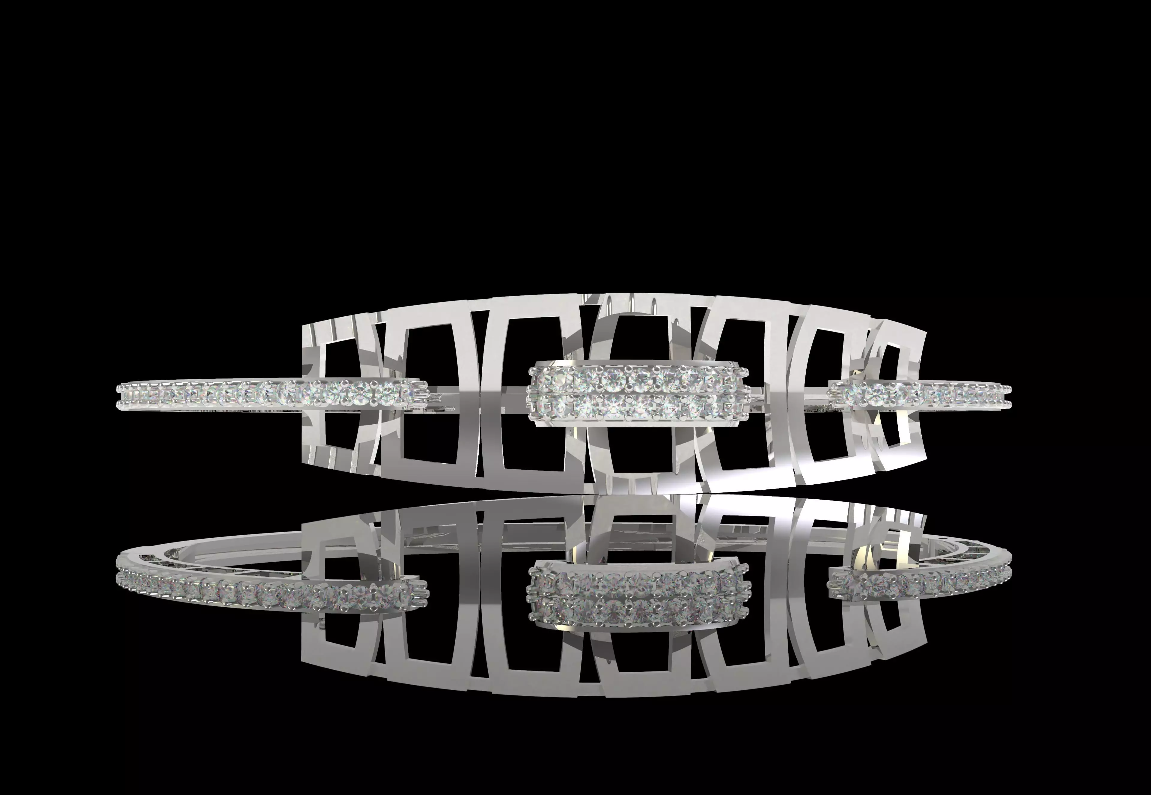 Art Deco Bracelet 06 3D print model_29
