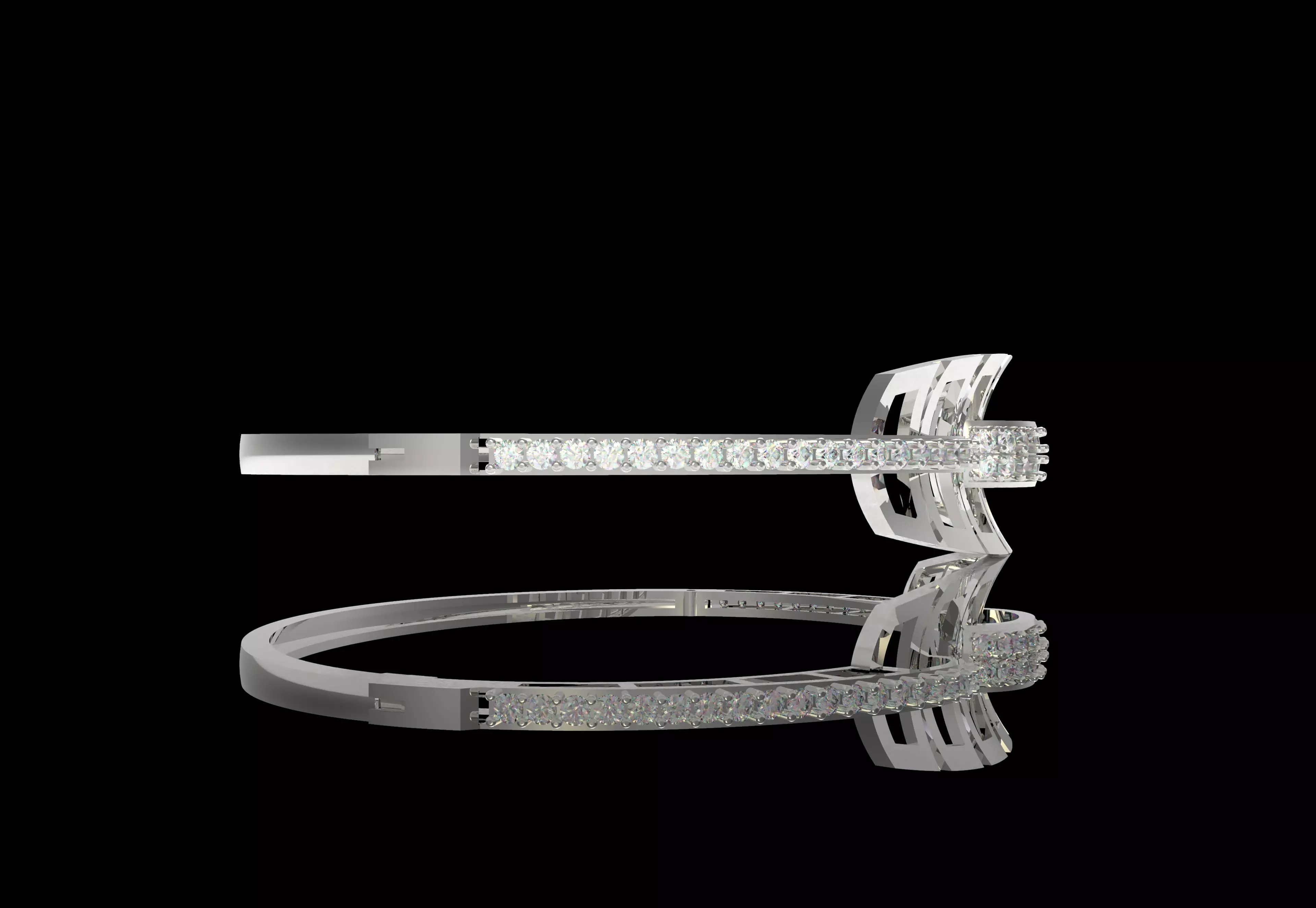 Art Deco Bracelet 06 3D print model_28