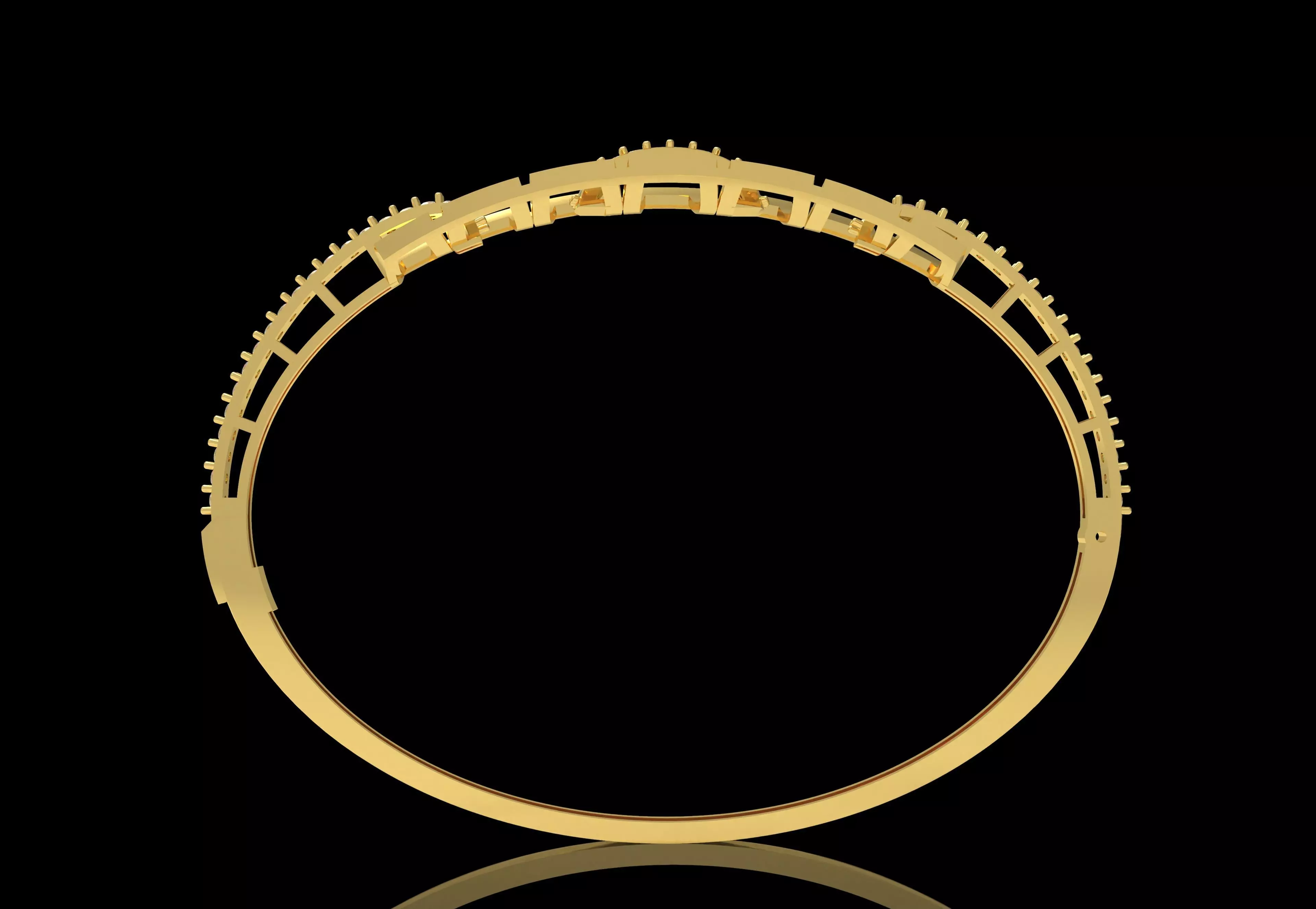 Art Deco Bracelet 06 3D print model_55