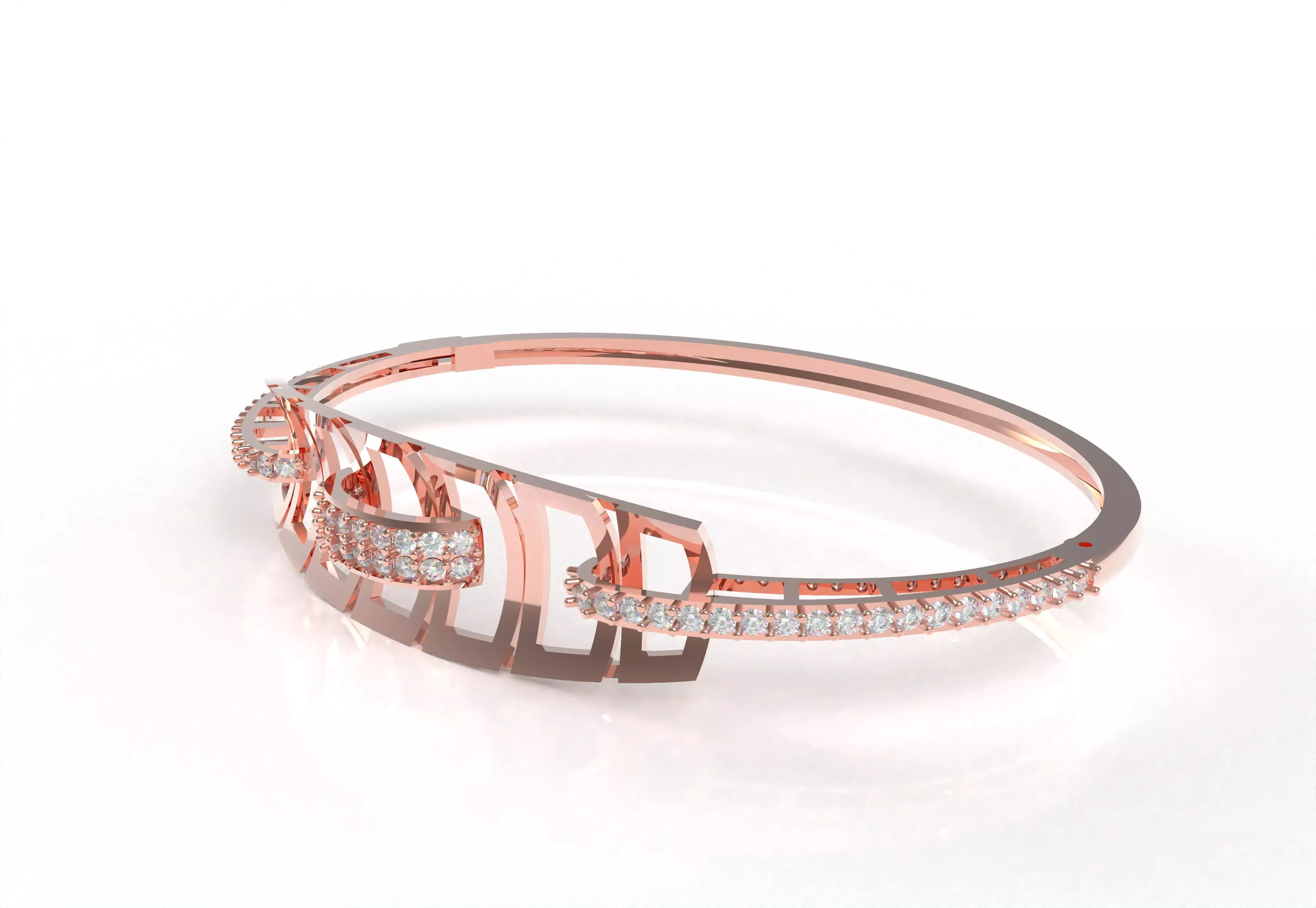 Art Deco Bracelet 06 3D print model_41