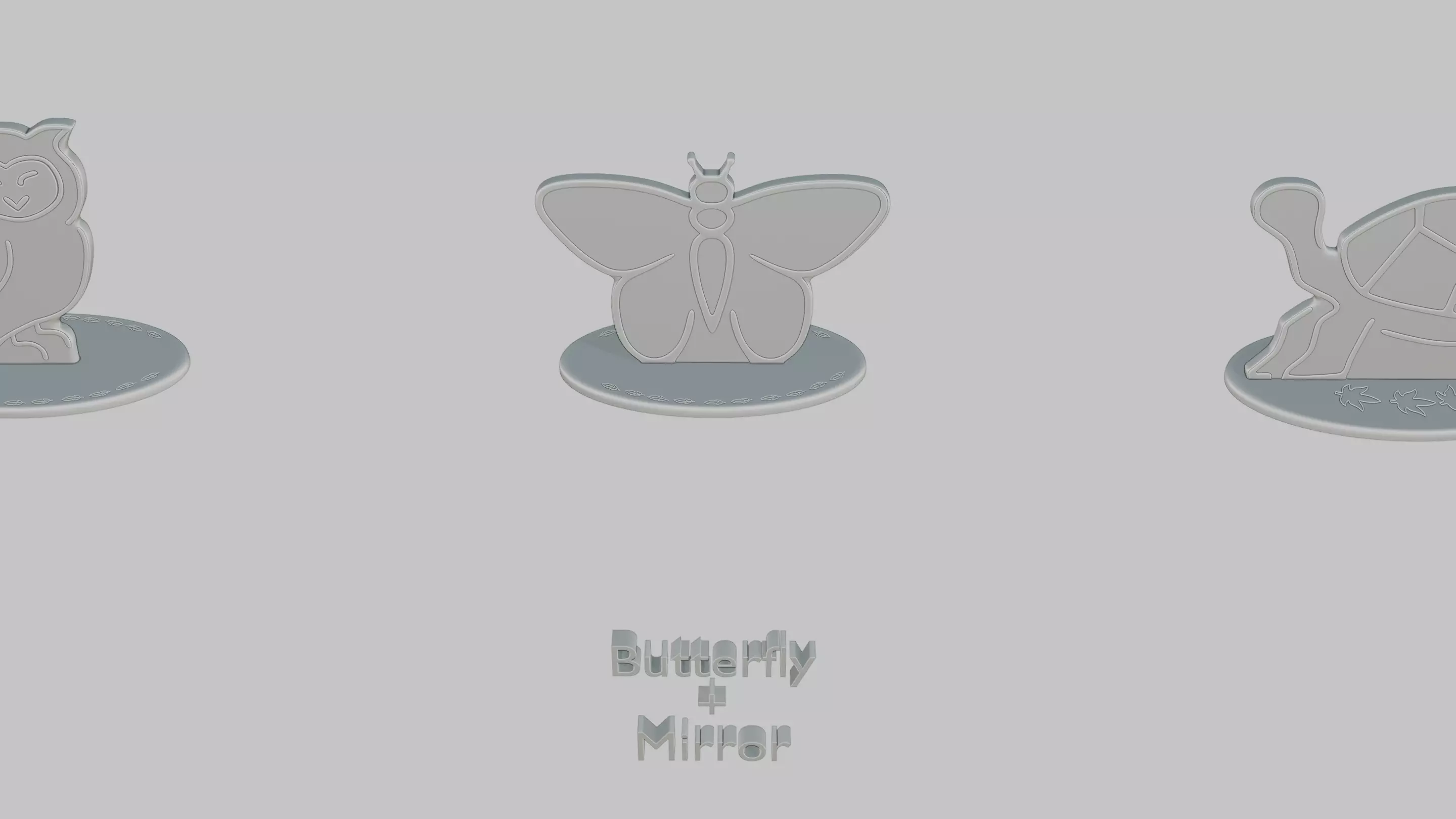 Kawaii Style Mini Pack Emoji Statues 3D print model_3