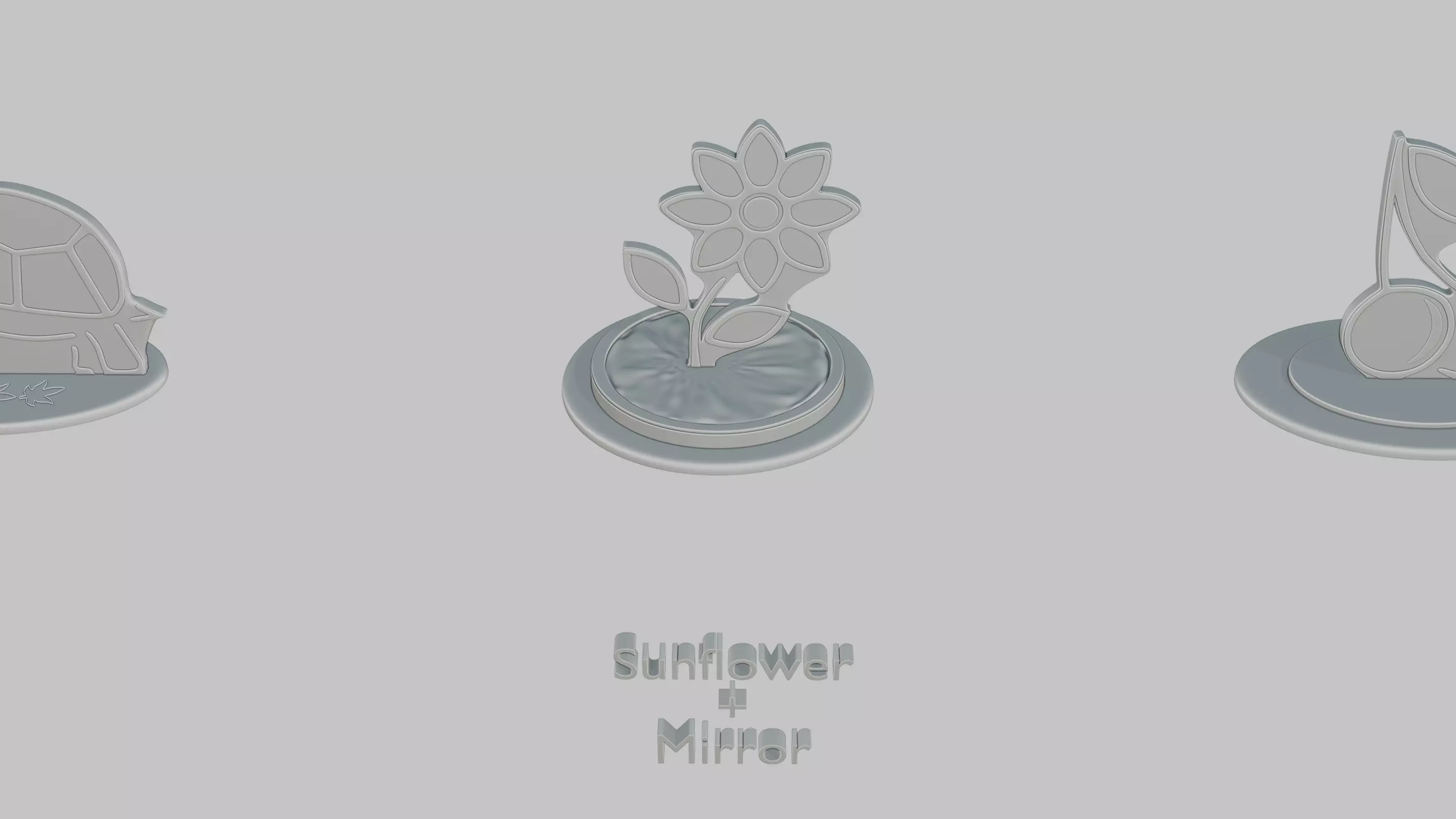 Kawaii Style Mini Pack Emoji Statues 3D print model_5