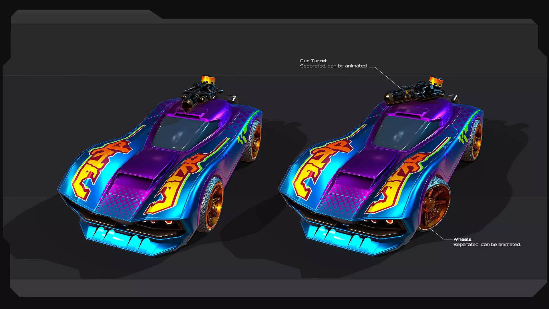 TECNO ROADS - SPIDER Low-poly 3D model_6