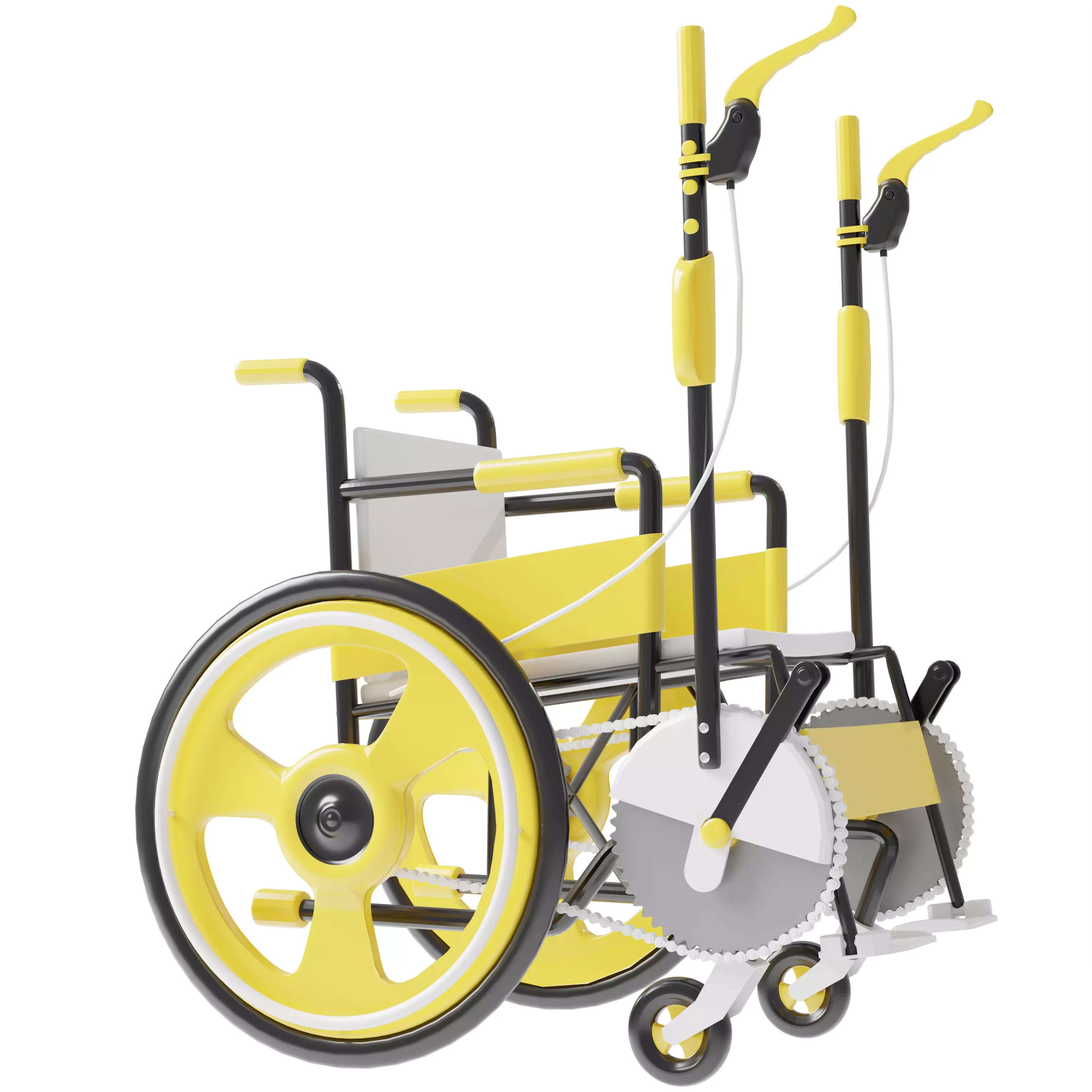 Wheel Chair Design 2025 Low-poly 3D model Low-poly 3D model_20