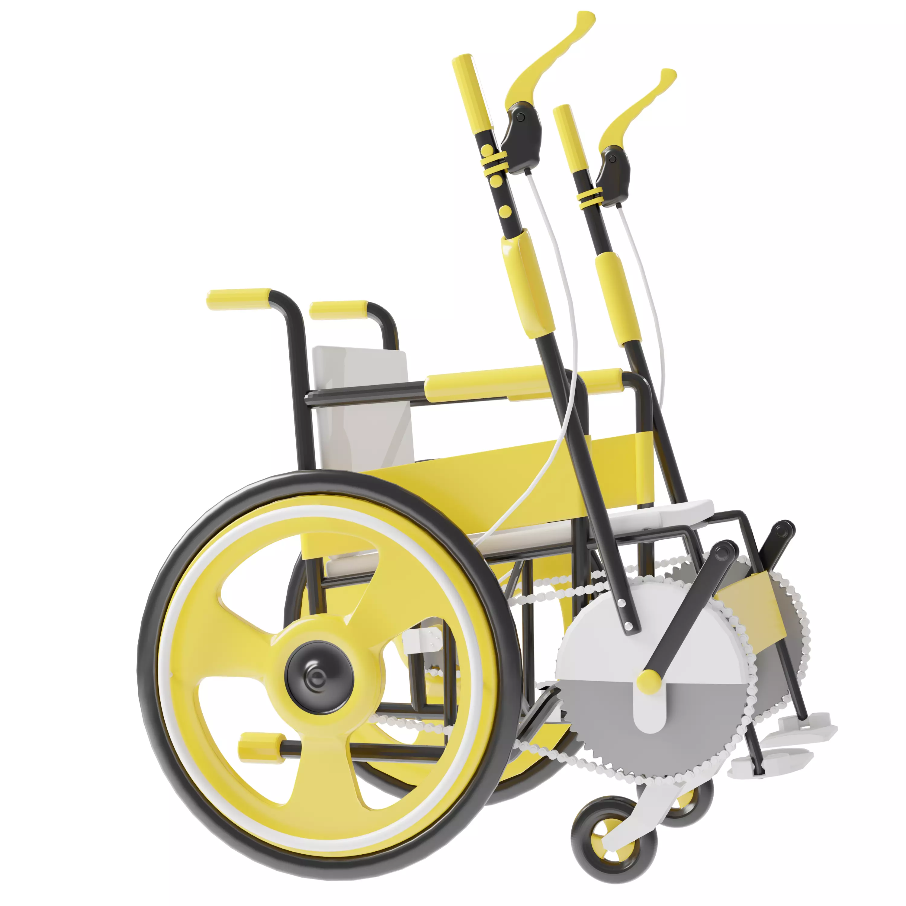 Wheel Chair Design 2025 Low-poly 3D model Low-poly 3D model_19
