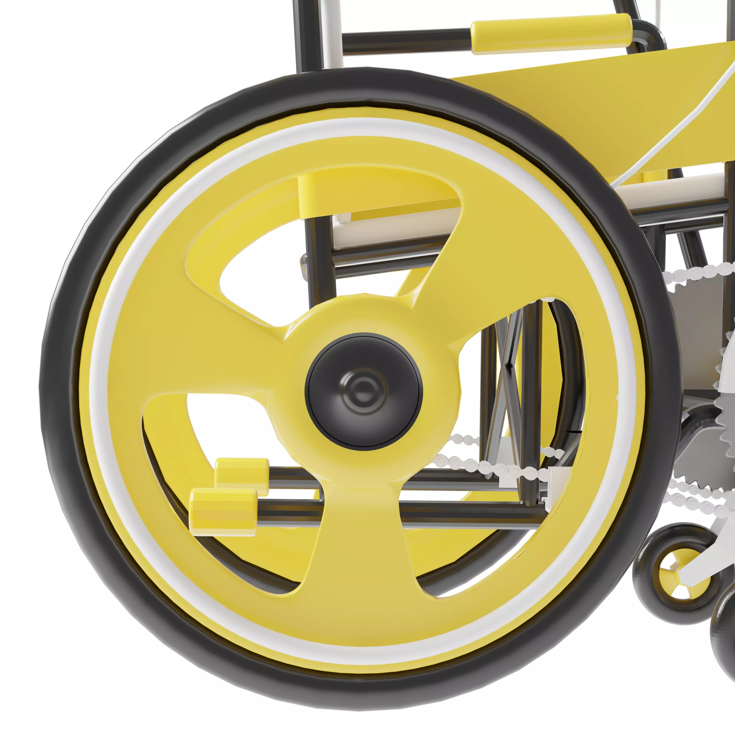 Wheel Chair Design 2025 Low-poly 3D model Low-poly 3D model_15