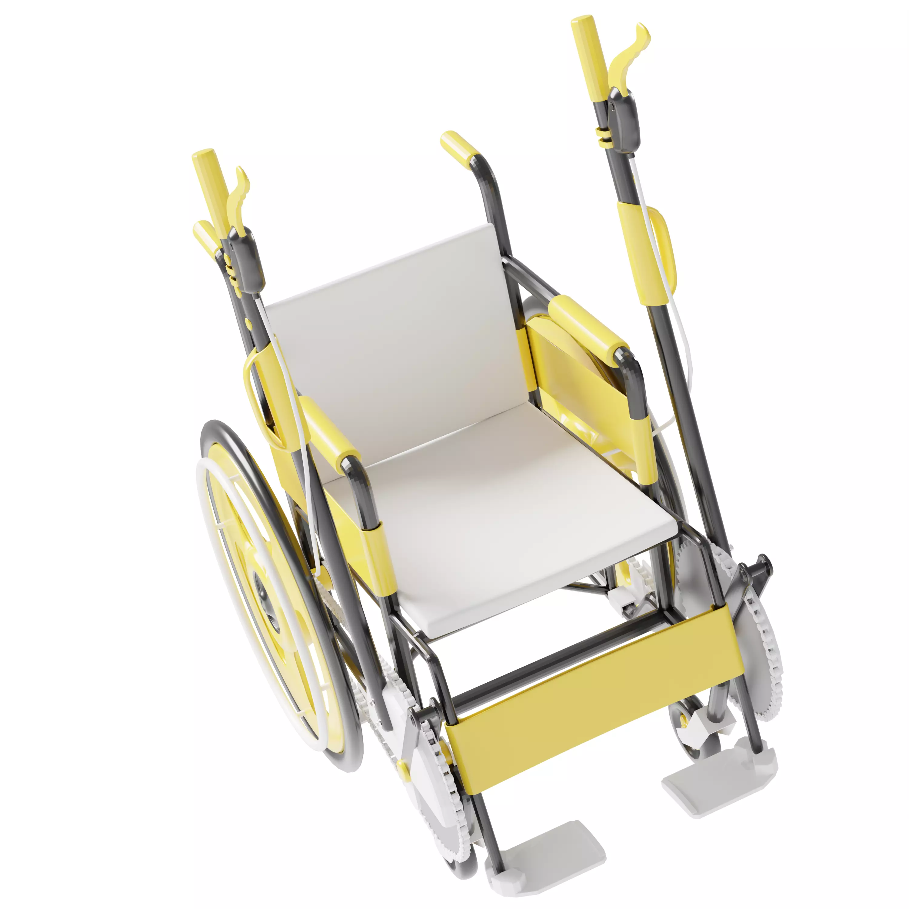 Wheel Chair Design 2025 Low-poly 3D model Low-poly 3D model_6