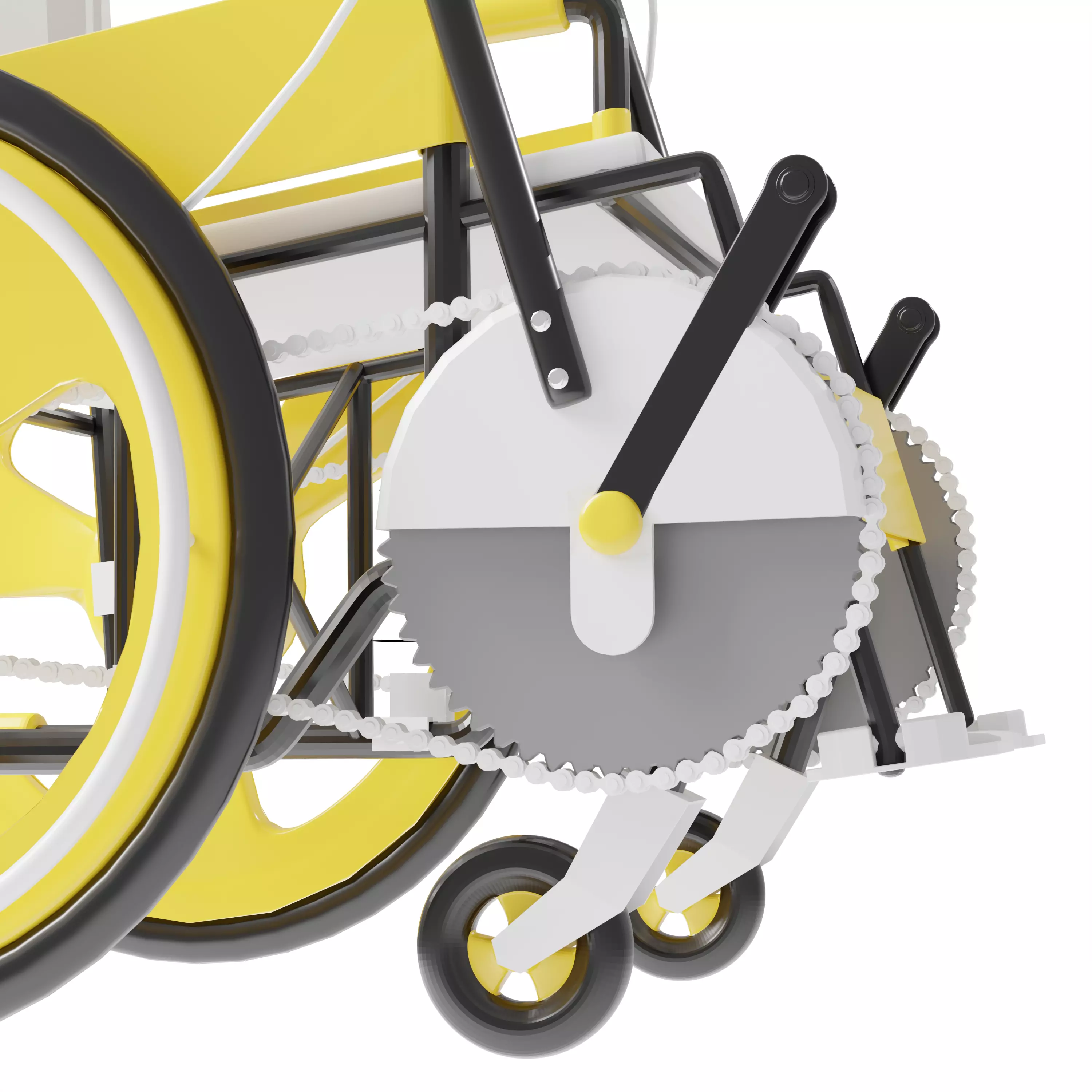 Wheel Chair Design 2025 Low-poly 3D model Low-poly 3D model_11