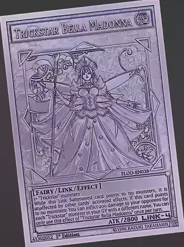 Trickstar Bella Madonna - yu-gi-oh 3D print model