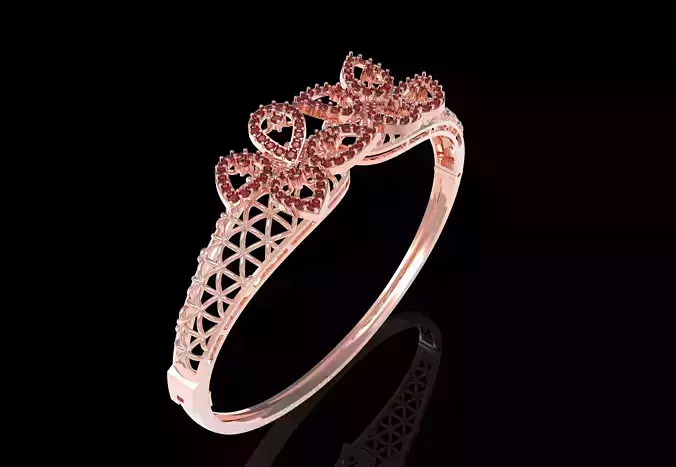 Art Deco Bracelet 10 3D print model